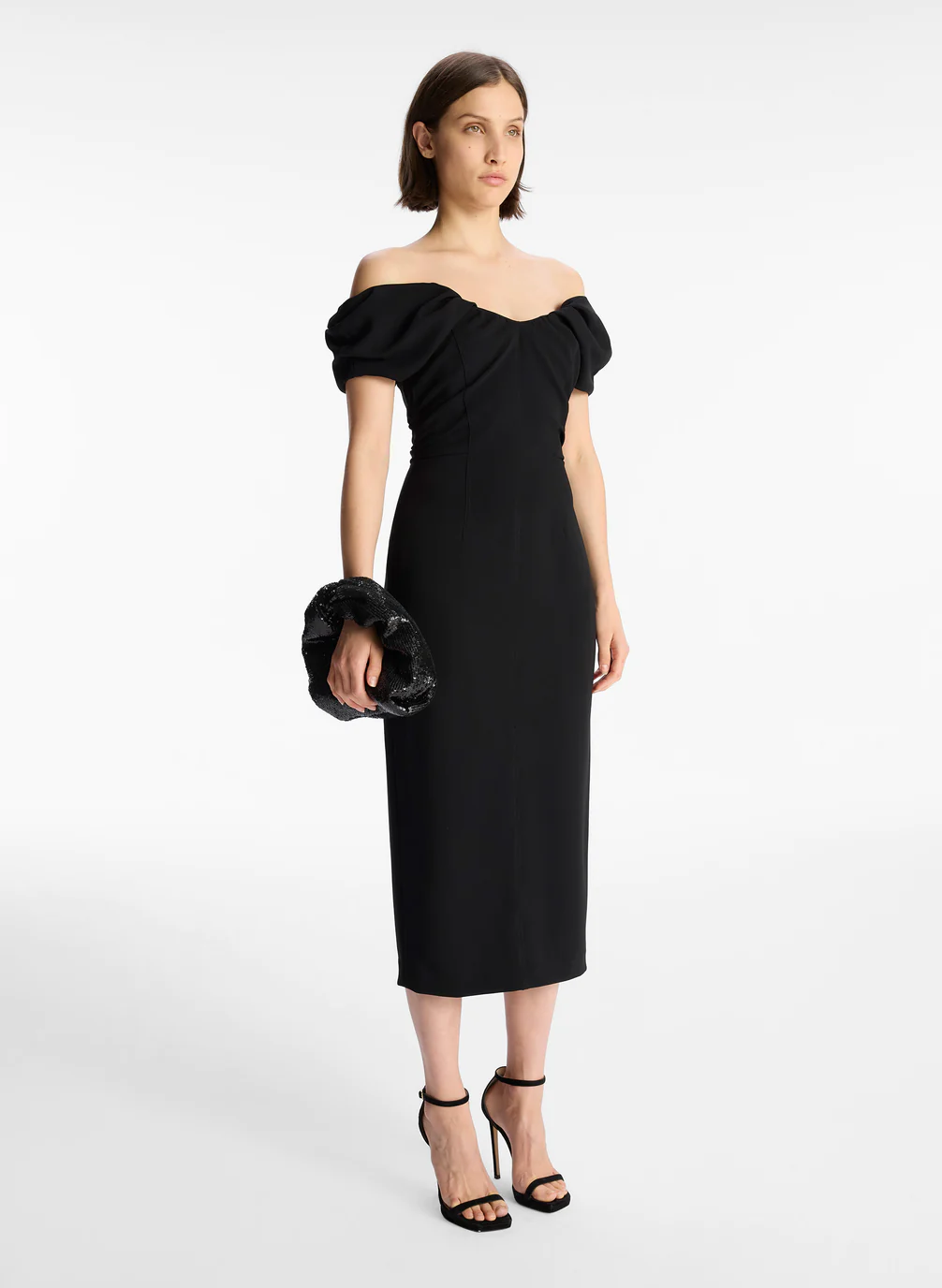 A.L.C Nora Dress in Black available at The New Trend Australia.