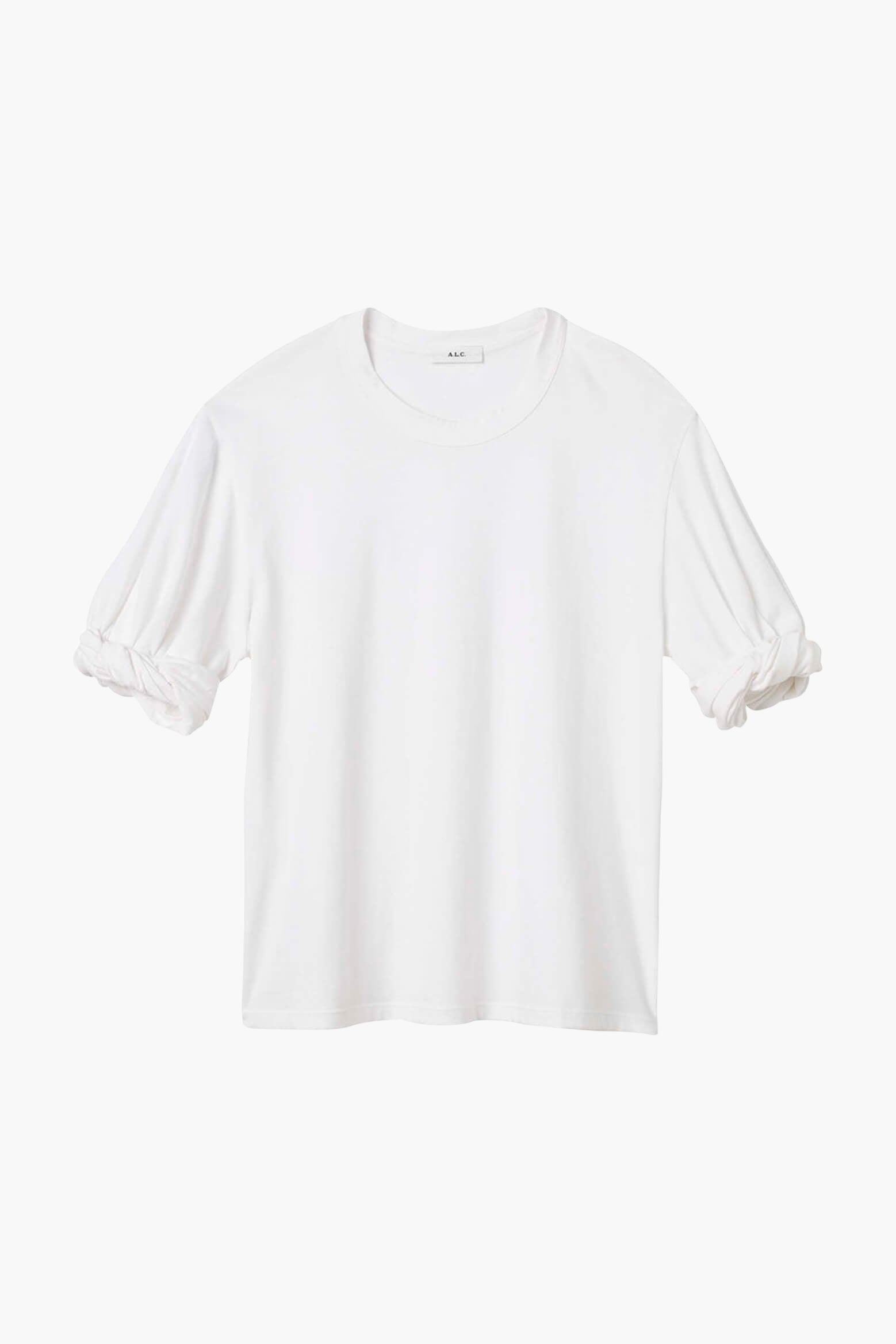 ALC Wells Cotton Jersey Tee in White available at TNT The New Trend Australia.