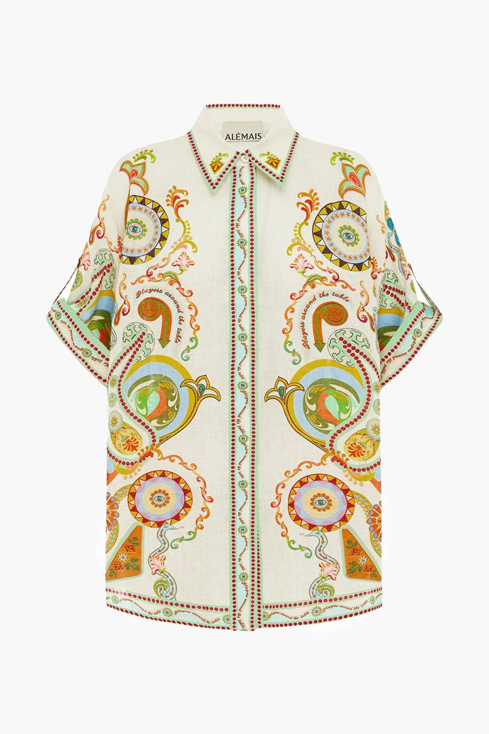 ALÉMAIS Pinball Linen Shirt in Multi | The New Trend Australia