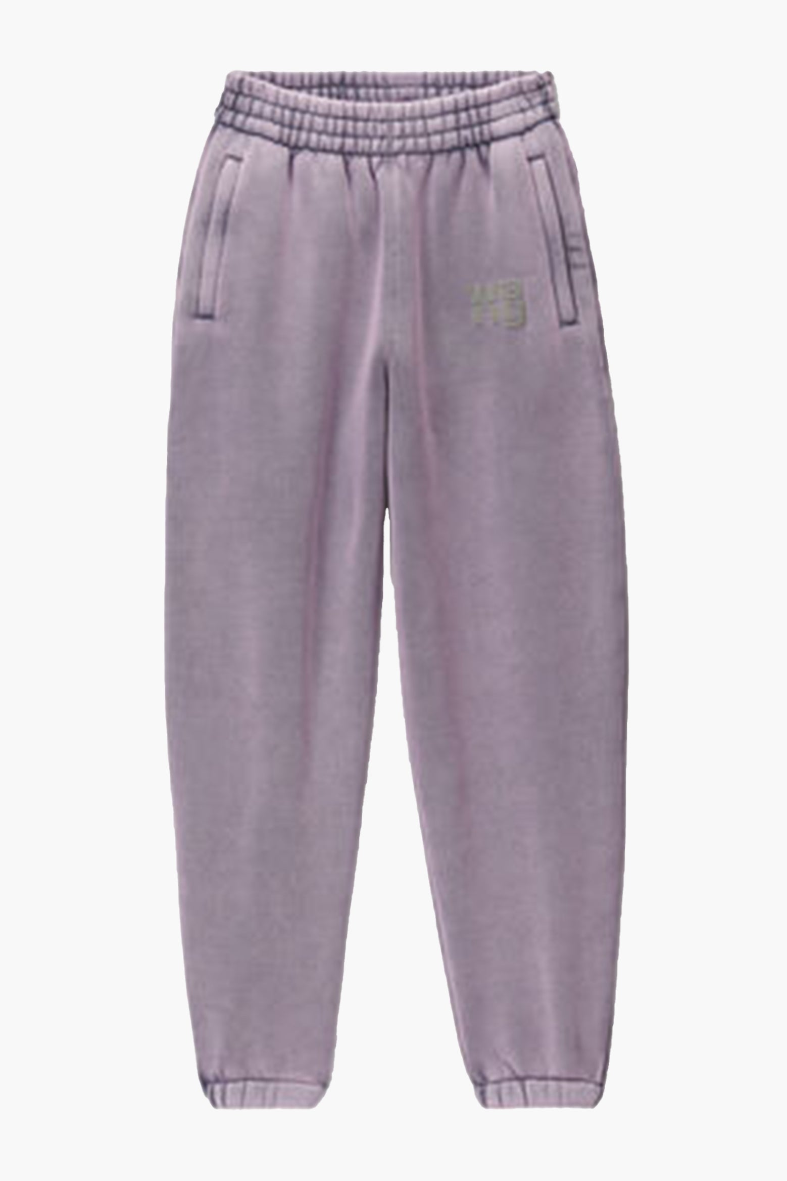 The ALEXANDER WANG Essential Terry Classic Sweatpant in Acid Pink Lavender available at The New Trend