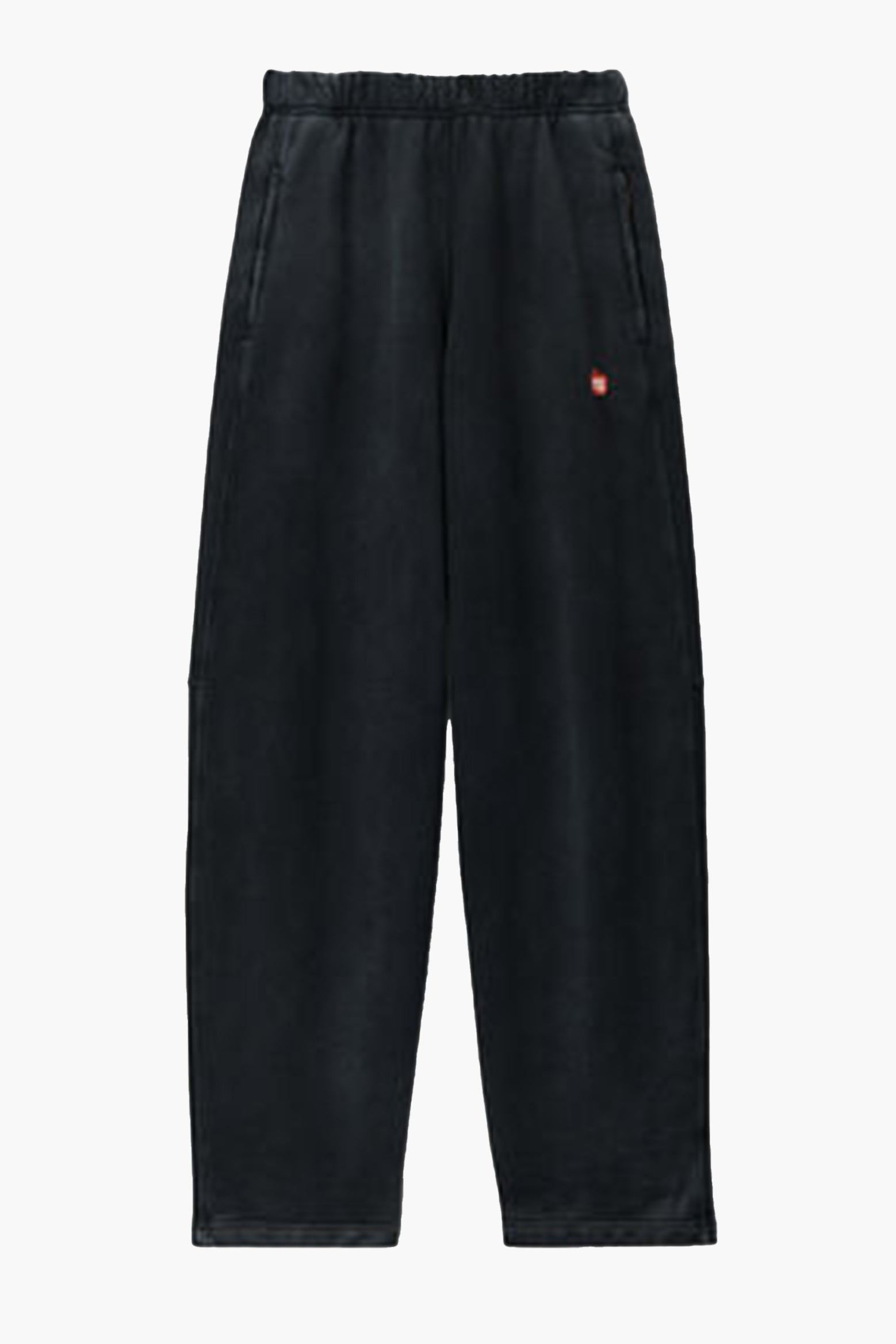 The Alexander Wang High Waist Sweatpant with Pigment Wash & Apple Puff in Washed Jet available at The New Trend. 