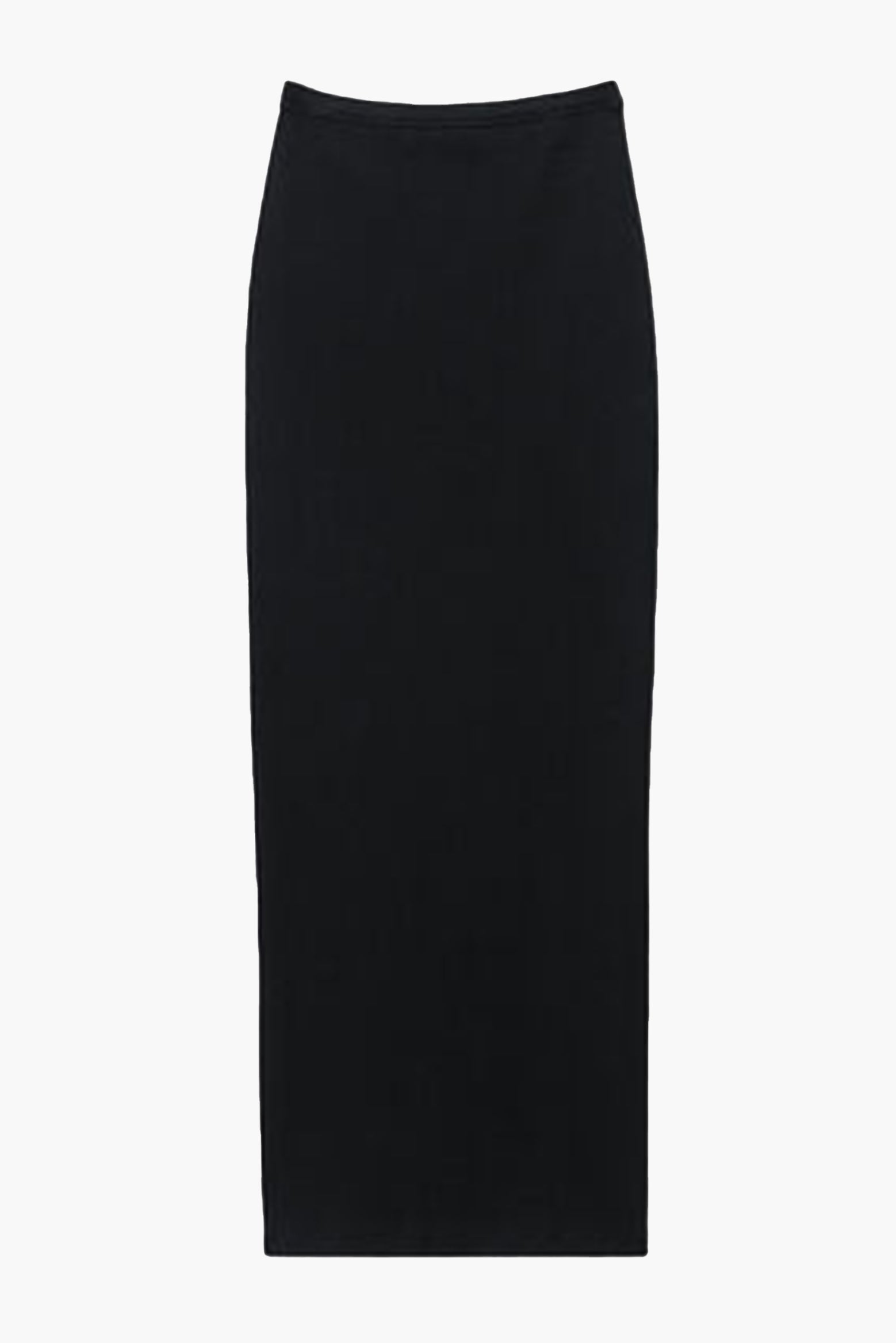 ALEXANDER WANG Maxi Skirt with Embossed Logo in Black available at The New Trend