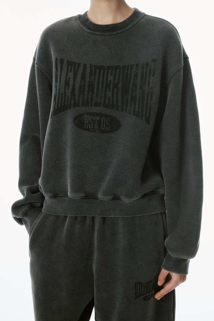 ALEXANDERWANG GRAPHIC CREWNECK SWEATSHIRT | THE NEW TREND