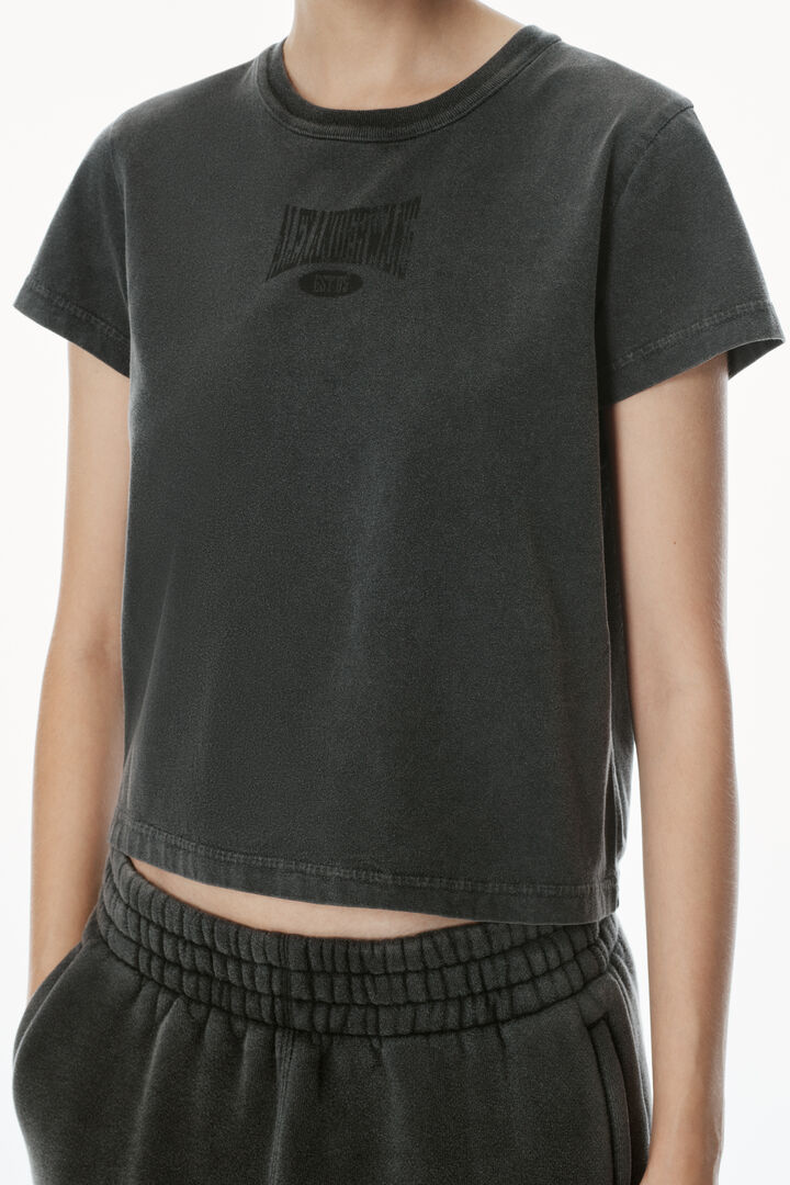 ALEXANDERWANG GRAPHIC SHRUNKEN TEE | THE NEW TREND