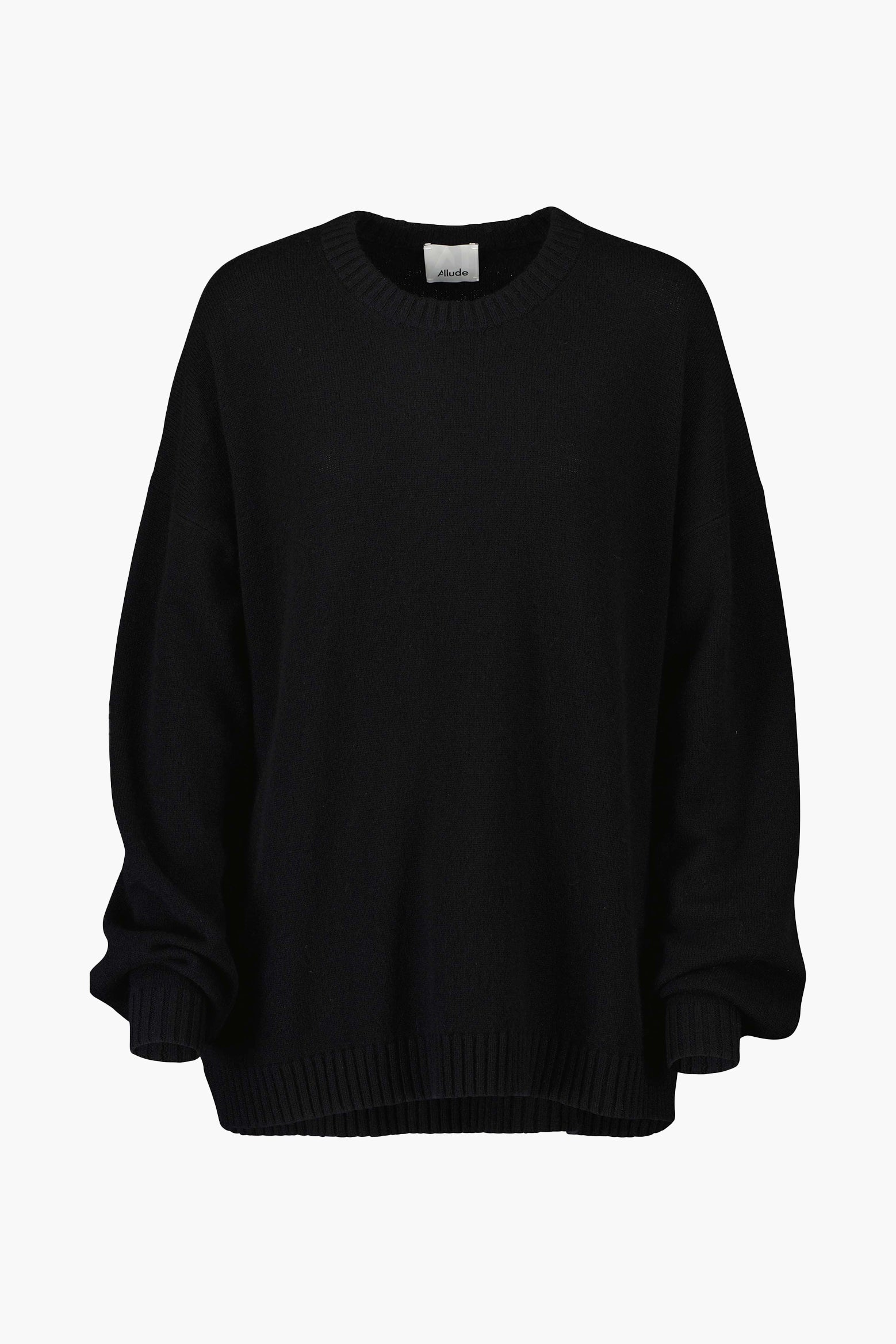 ALLUDE Oversize Crew in Black available at The New Trend Australia