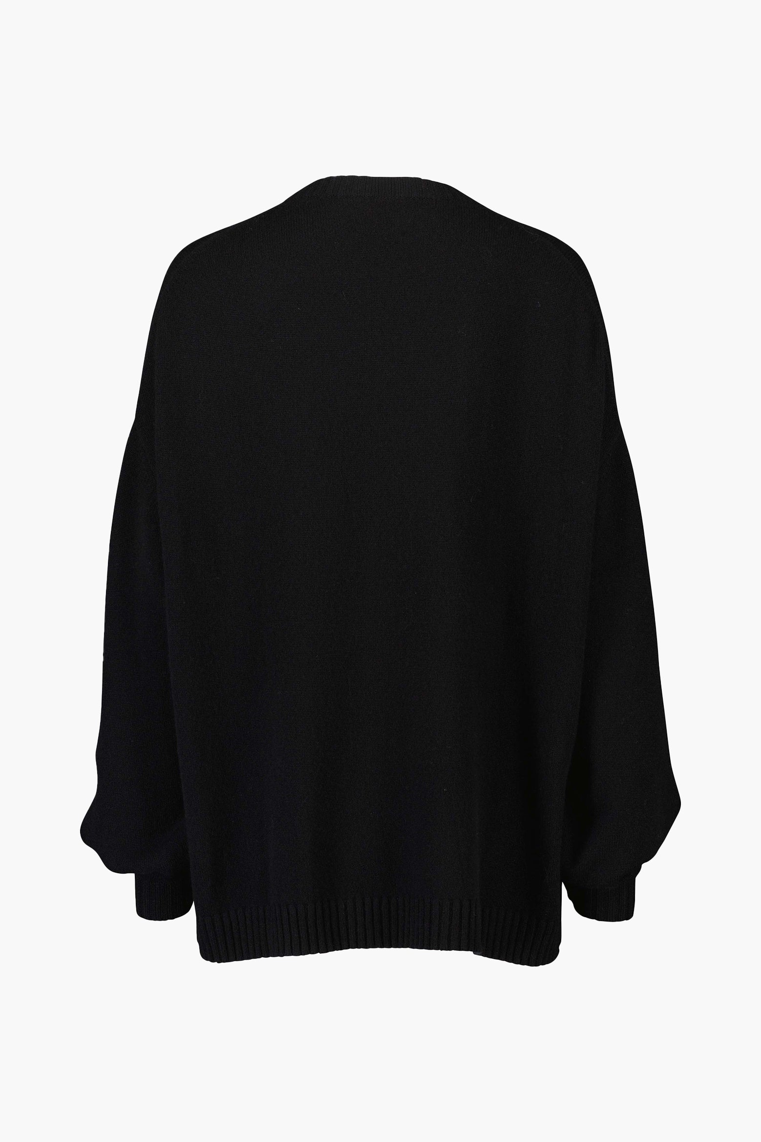 ALLUDE Oversize Crew in Black available at The New Trend Australia