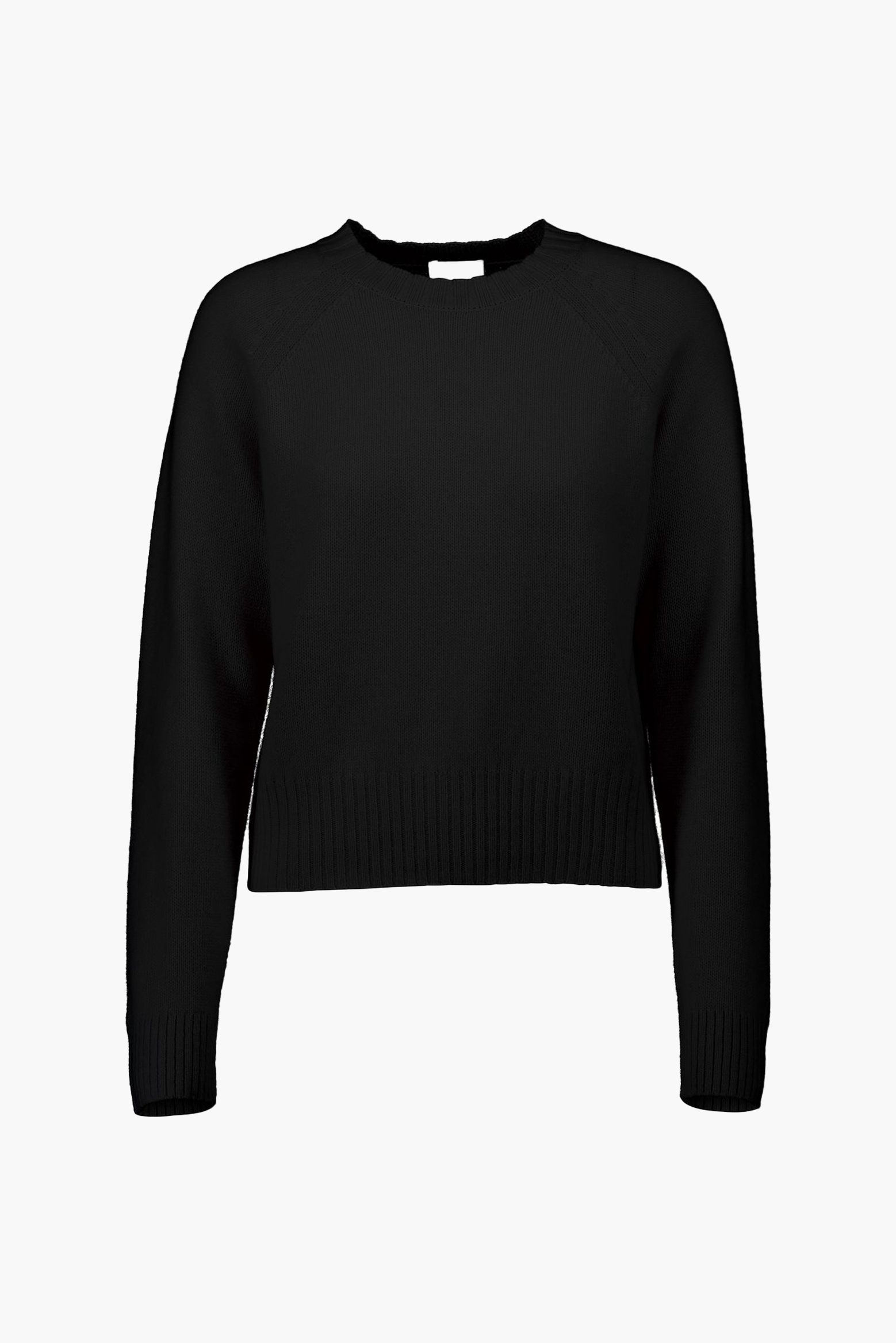 ALLUDE CASHMERE PULLOVER IN NOIR | THE NEW TREND