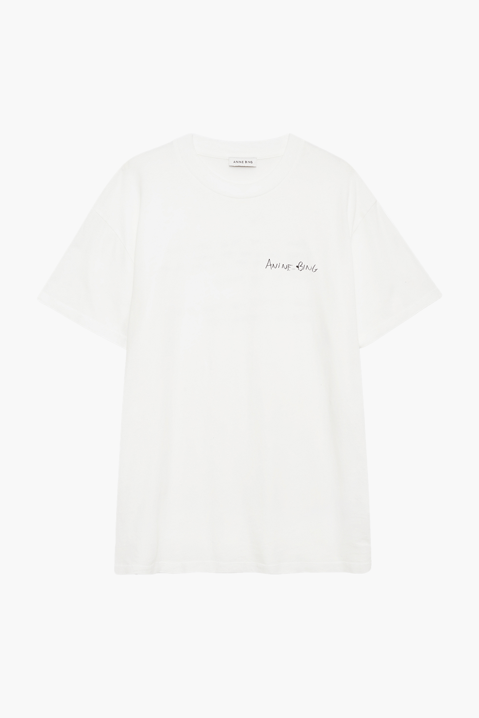 ANINE BING WALKER TEE LYRICS IN IVORY | THE NEW TREND