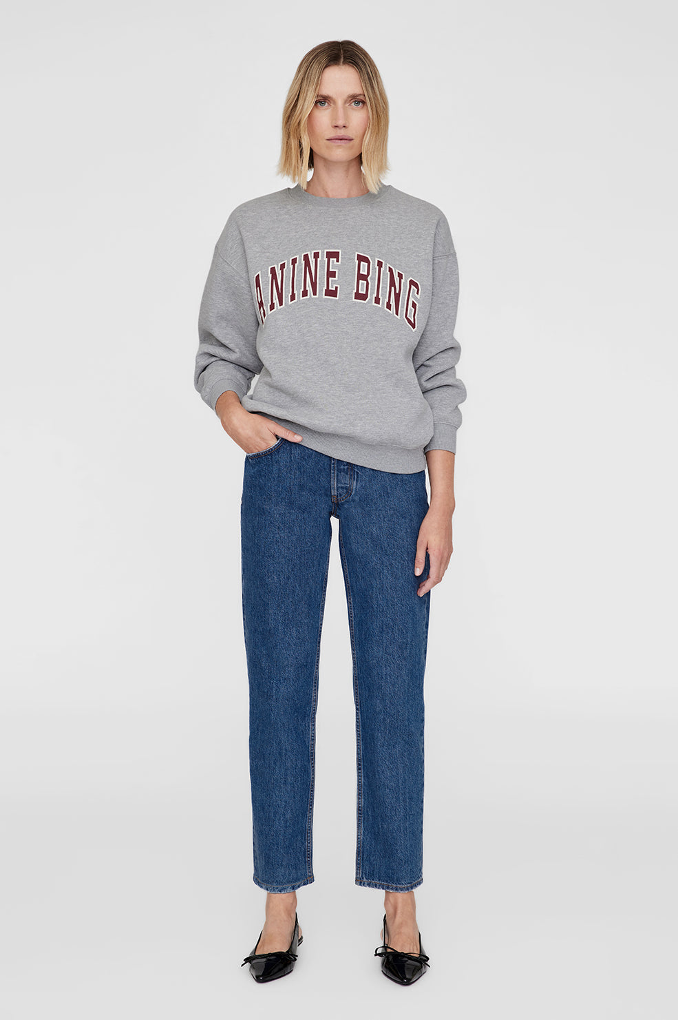 ANINE BING SPENCER SWEATSHIRT | THE NEW TREND