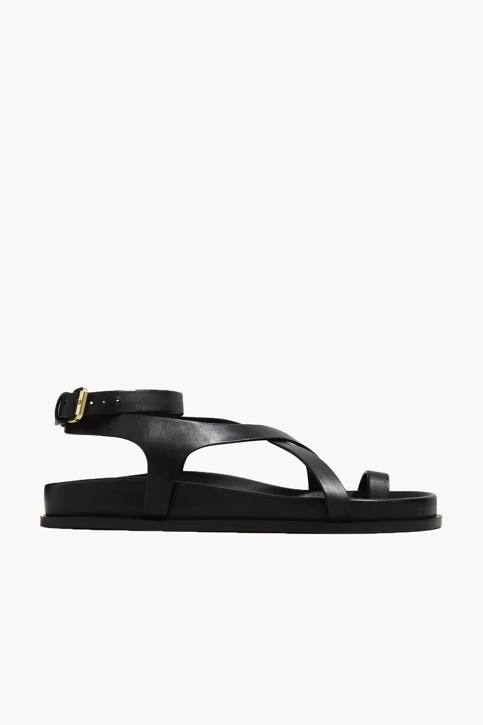 A.EMERY JALEN SLIM SANDAL IN BLACK | THE NEW TREND