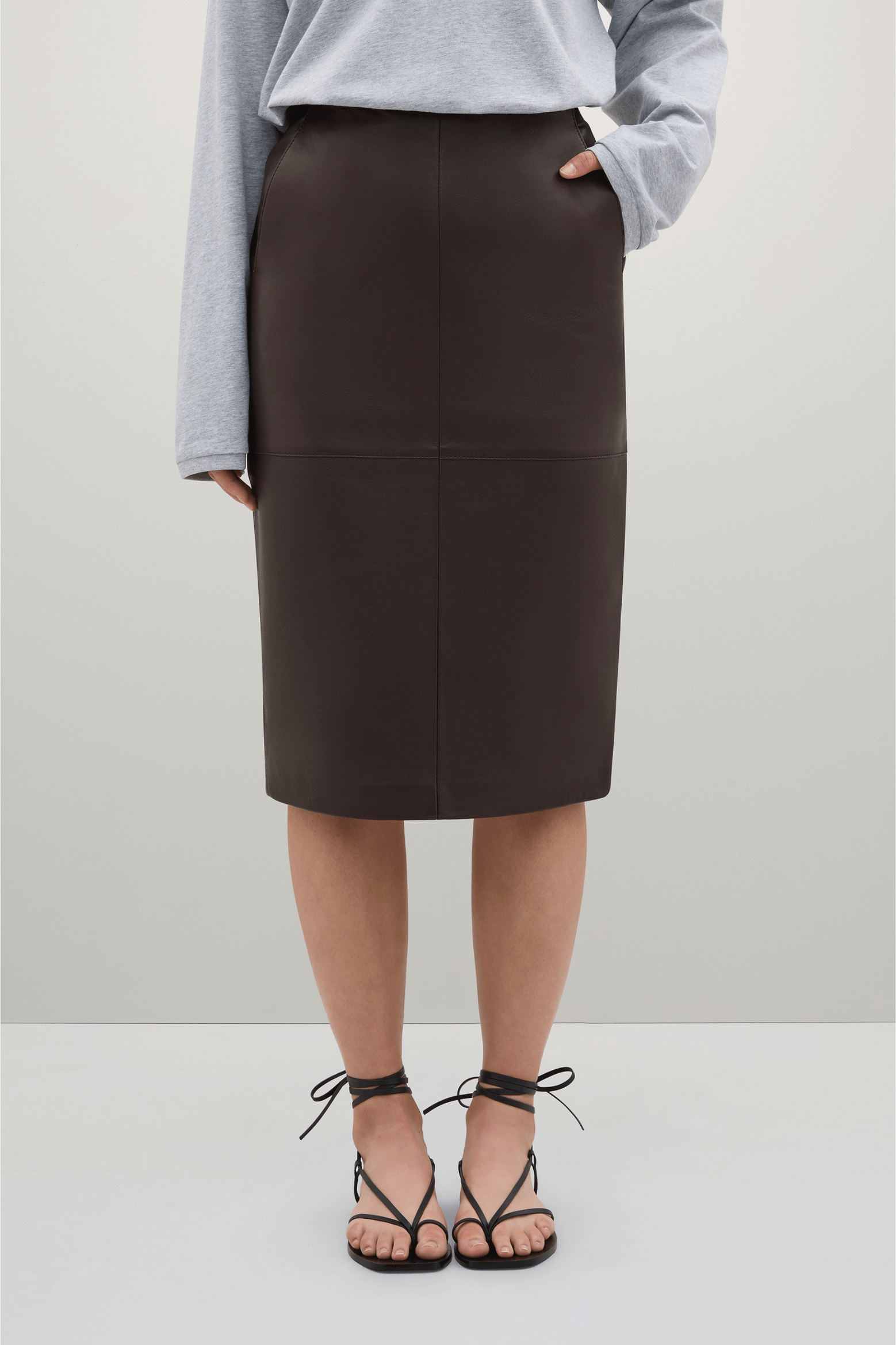 A.EMERY WRIGHT LEATHER SKIRT | THE NEW TREND