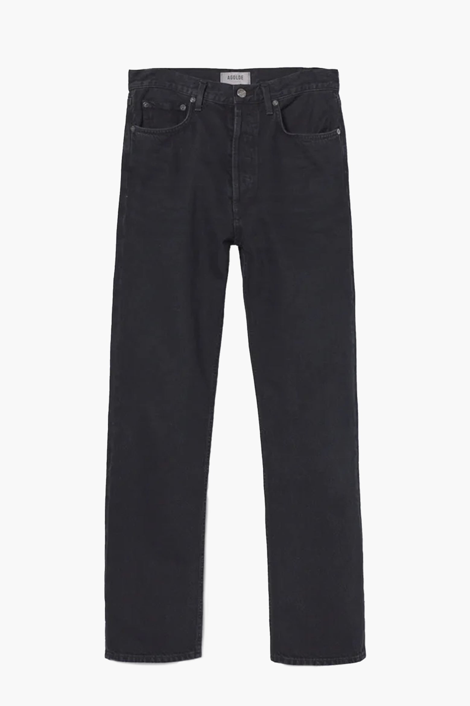Agolde 90's Pinch Waist High Rise Straight Jean in Crushed available at The New Trend Australia. 