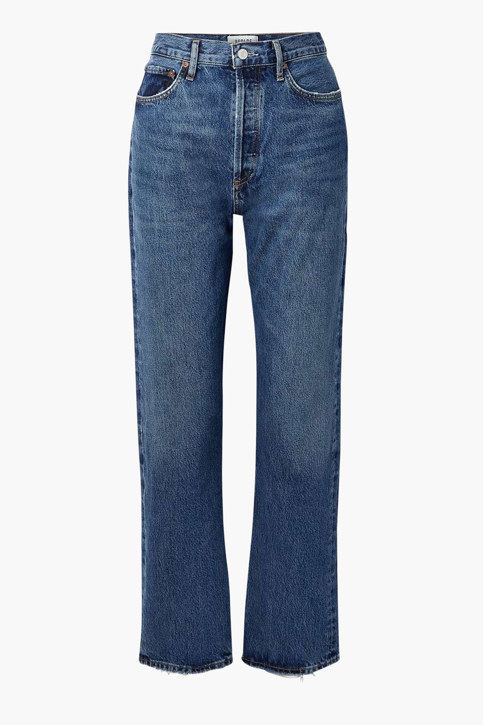 Agolde 90's Pinch Waist High Rise Straight Jean in Range from The New Trend