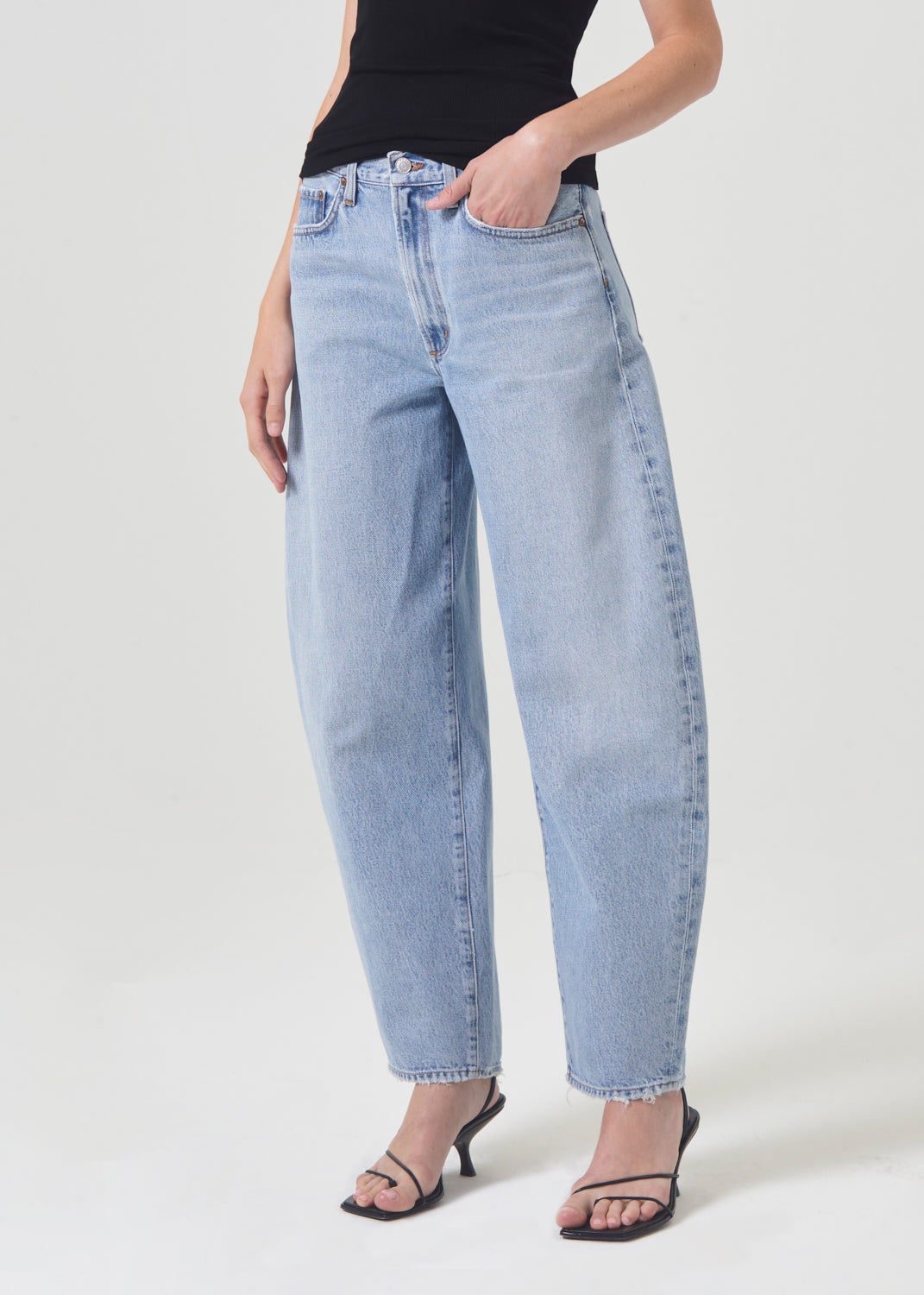 AGOLDE Balloon Ultra High Rise Curved Jean in Conflict The New Trend