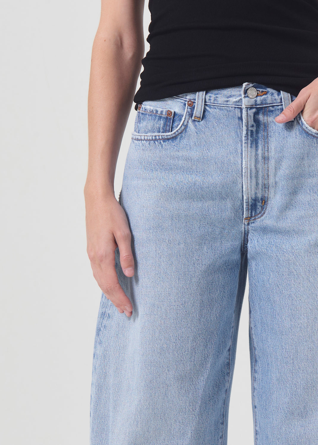 AGOLDE Balloon Ultra High Rise Curved Jean in Conflict The New Trend