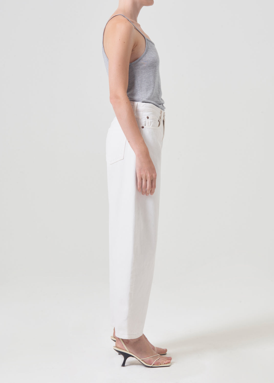 The Agolde Balloon Ultra High Rise Curved Jean in Fortune Cookie available at The New Trend Australia