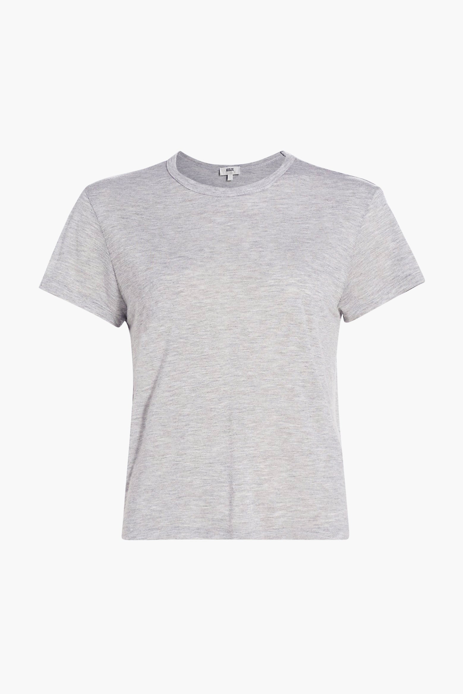 Agolde Drew Cap Sleeve Tee in Grey Heather available at TNT The New Trend