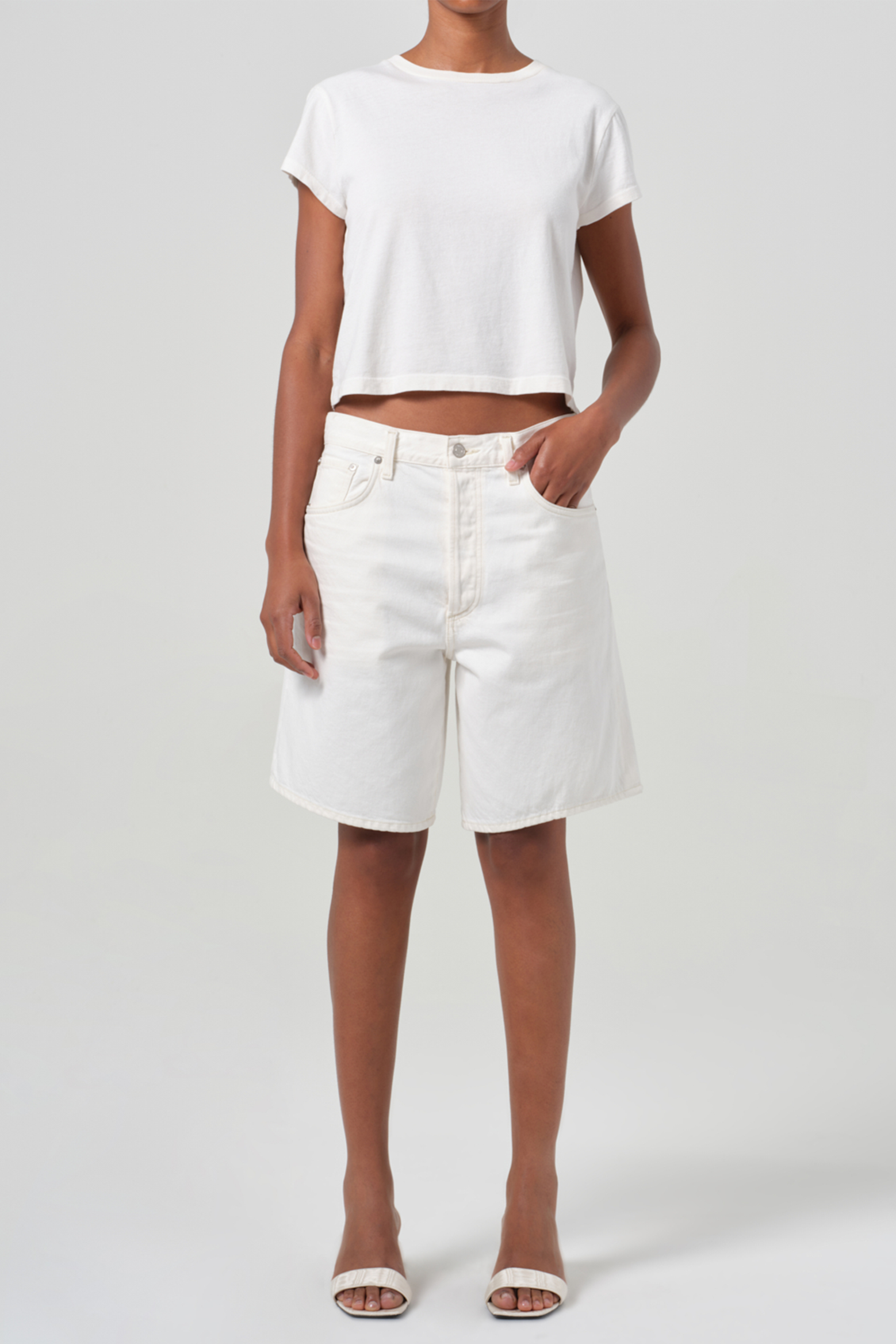 AGOLDE INDRA SHORT IN FORTUNE COOKIE | THE NEW TREND 