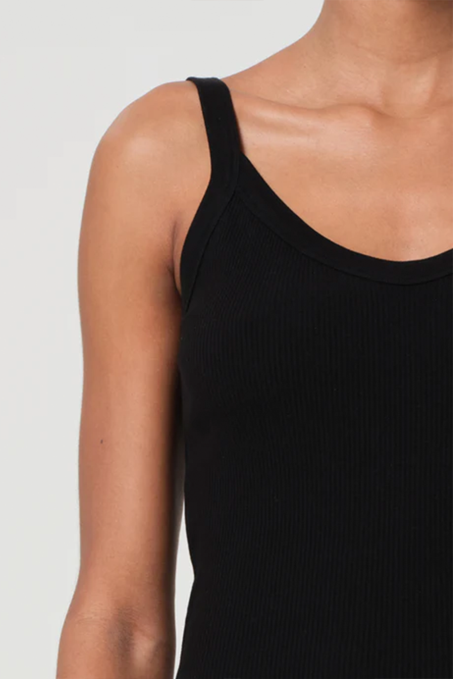 AGOLDE JORDAN TANK IN BLACK | THE NEW TREND