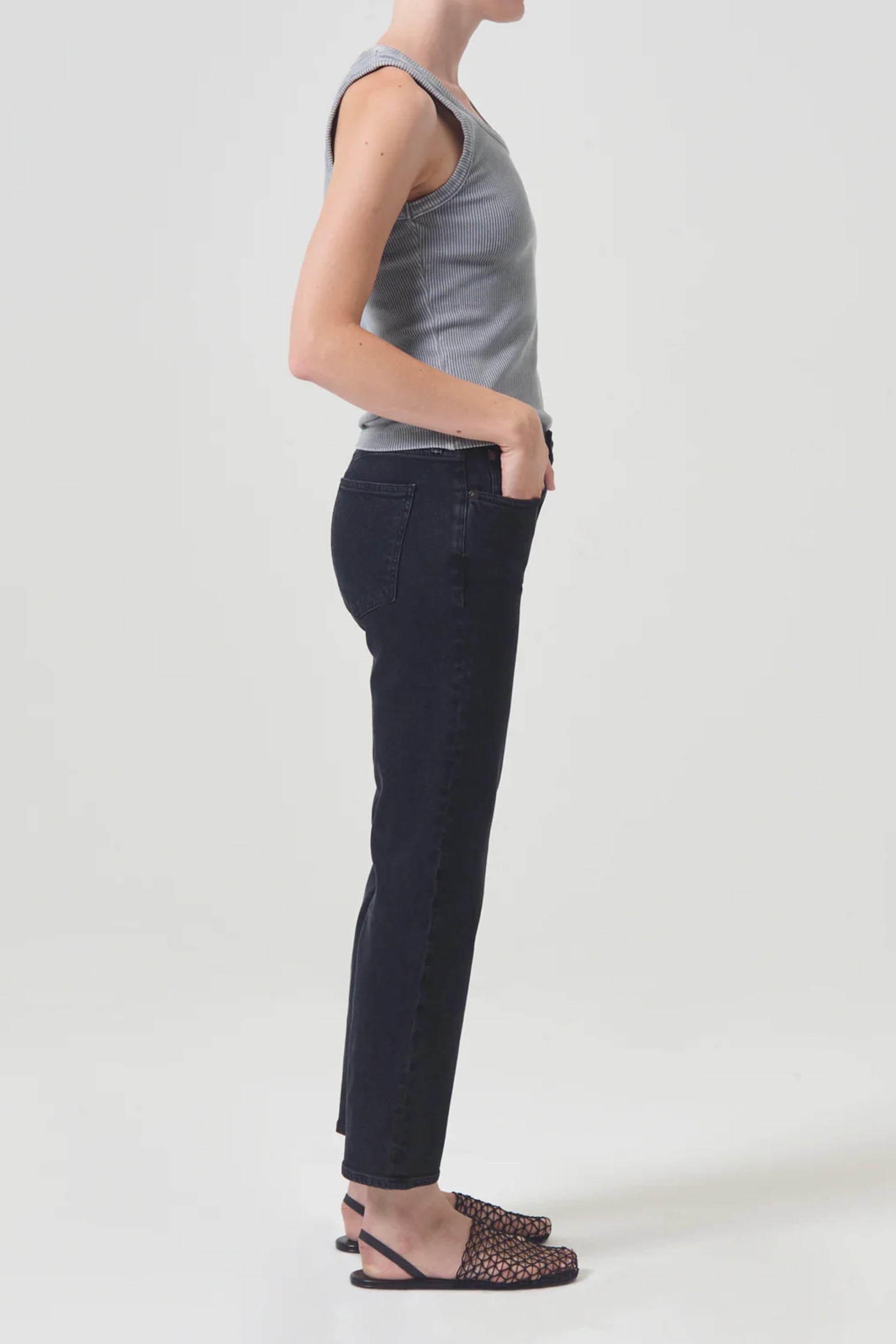 AGOLDE Kye Straight Jean in Pepper | The New Trend Australia