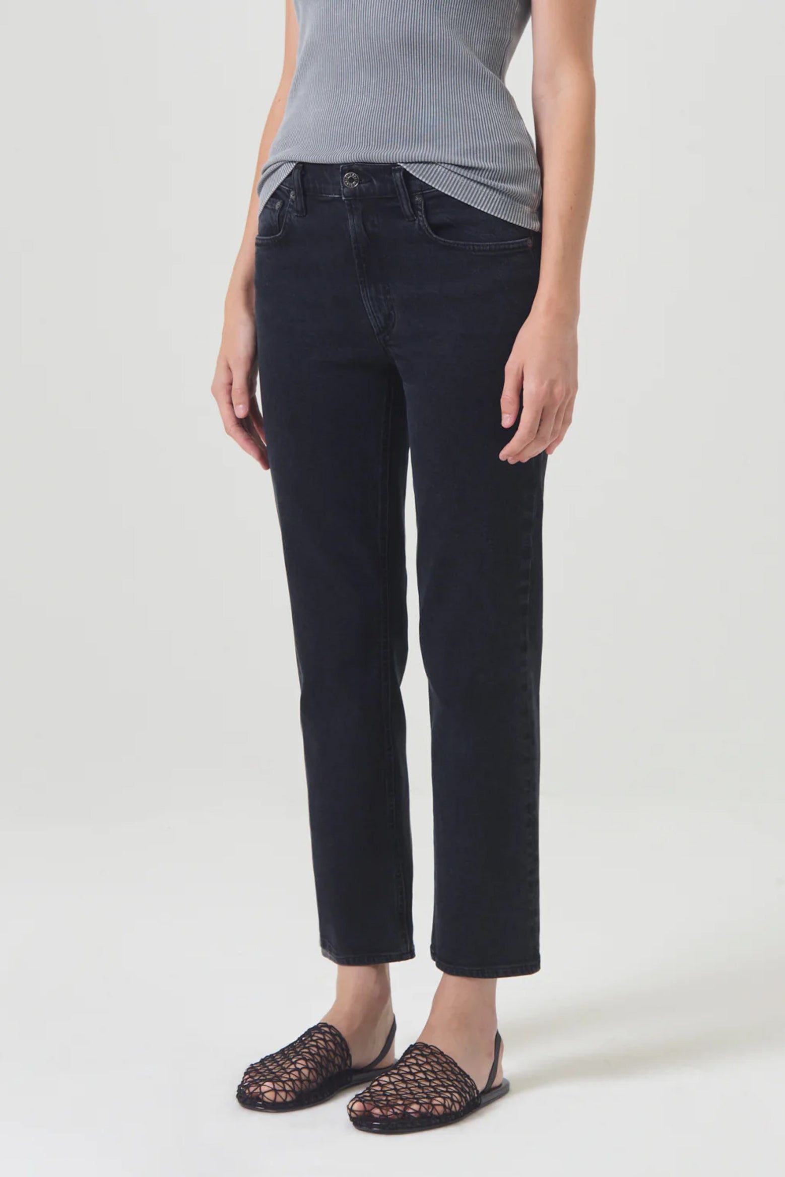 AGOLDE Kye Straight Jean in Pepper | The New Trend Australia