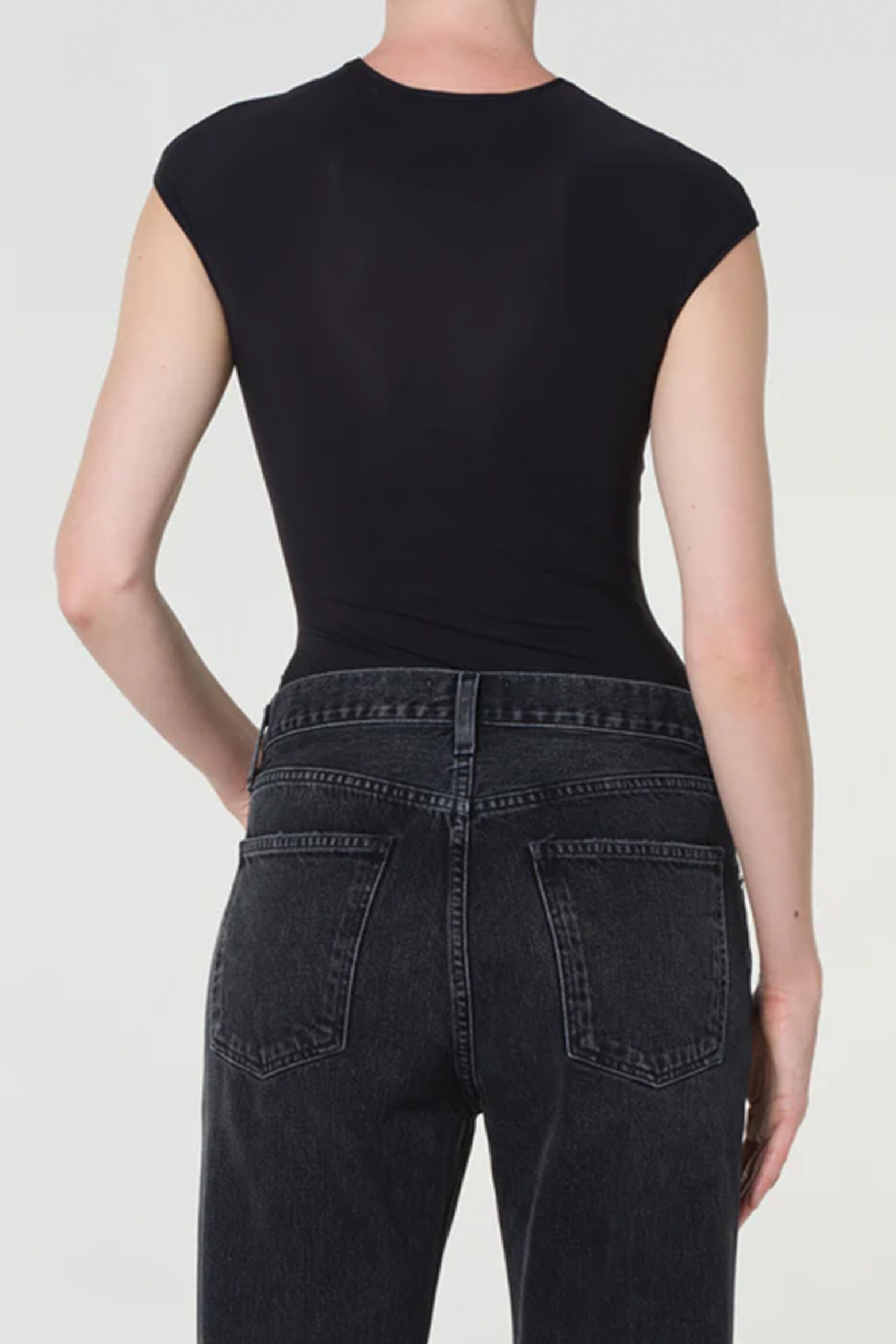 AGOLDE NADIA BODYSUIT IN BLACK | THE NEW TREND
