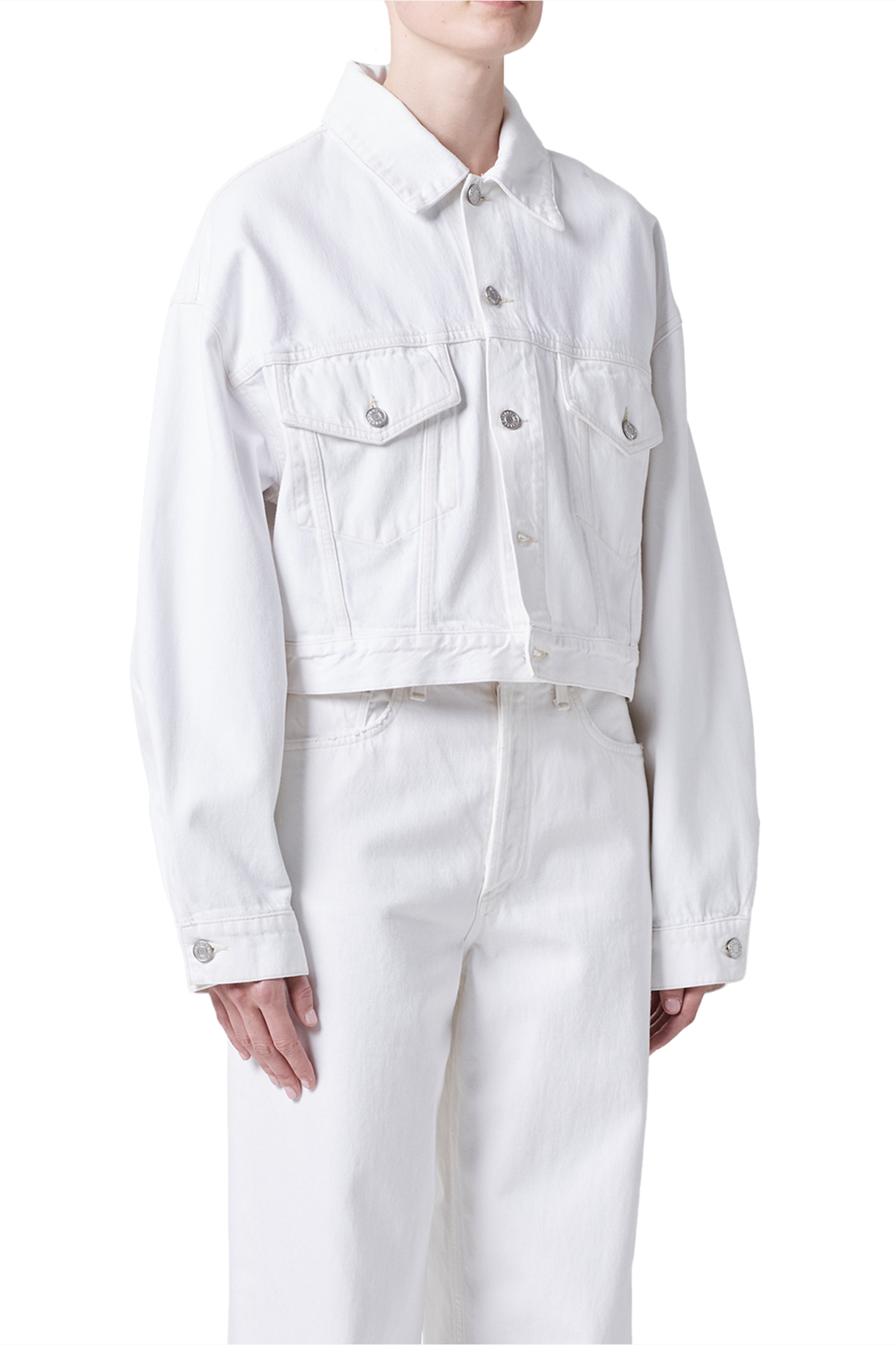 AGOLDE PALMER JACKER IN MILKSHAKE | THE NEW TREND