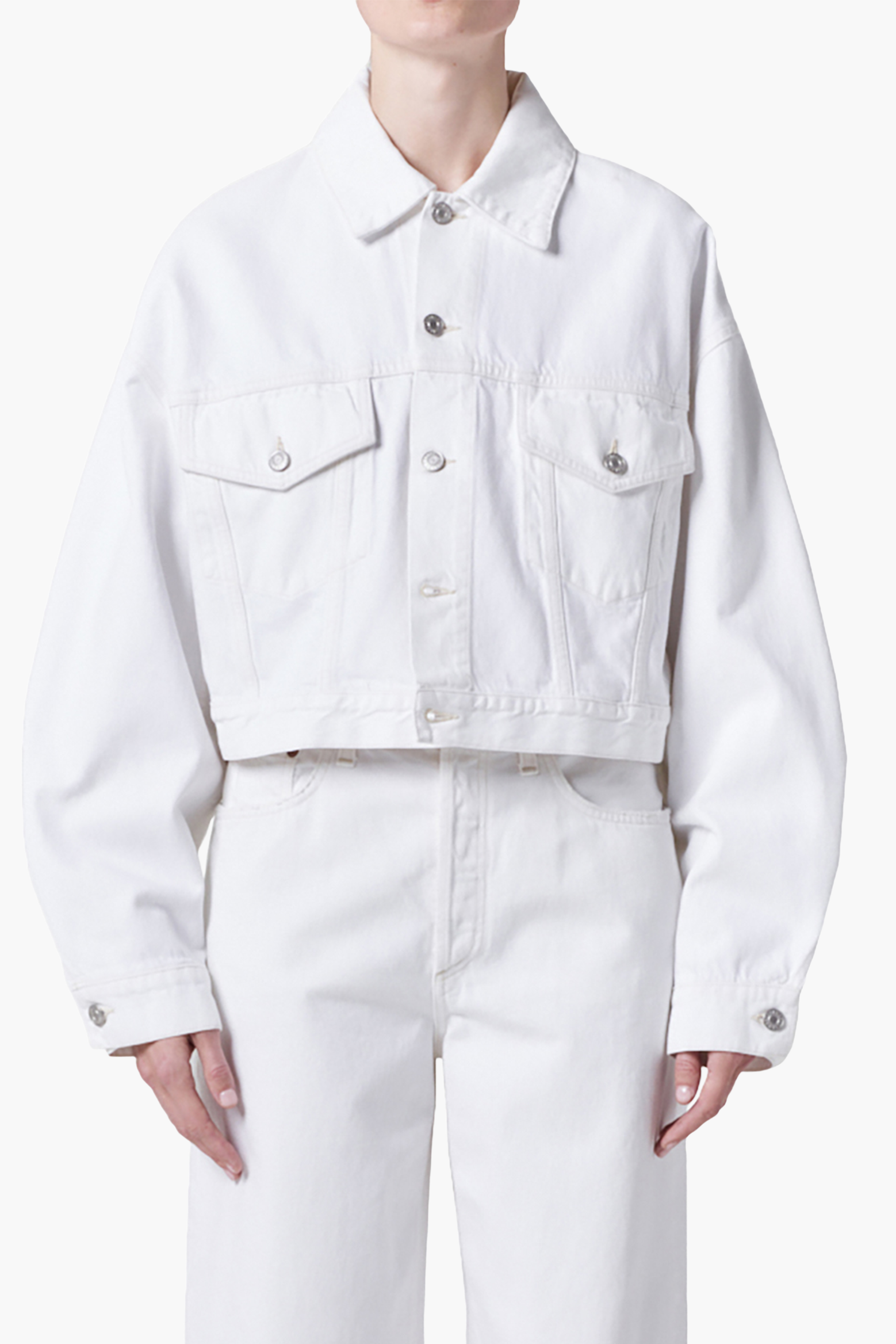 AGOLDE PALMER JACKER IN MILKSHAKE | THE NEW TREND