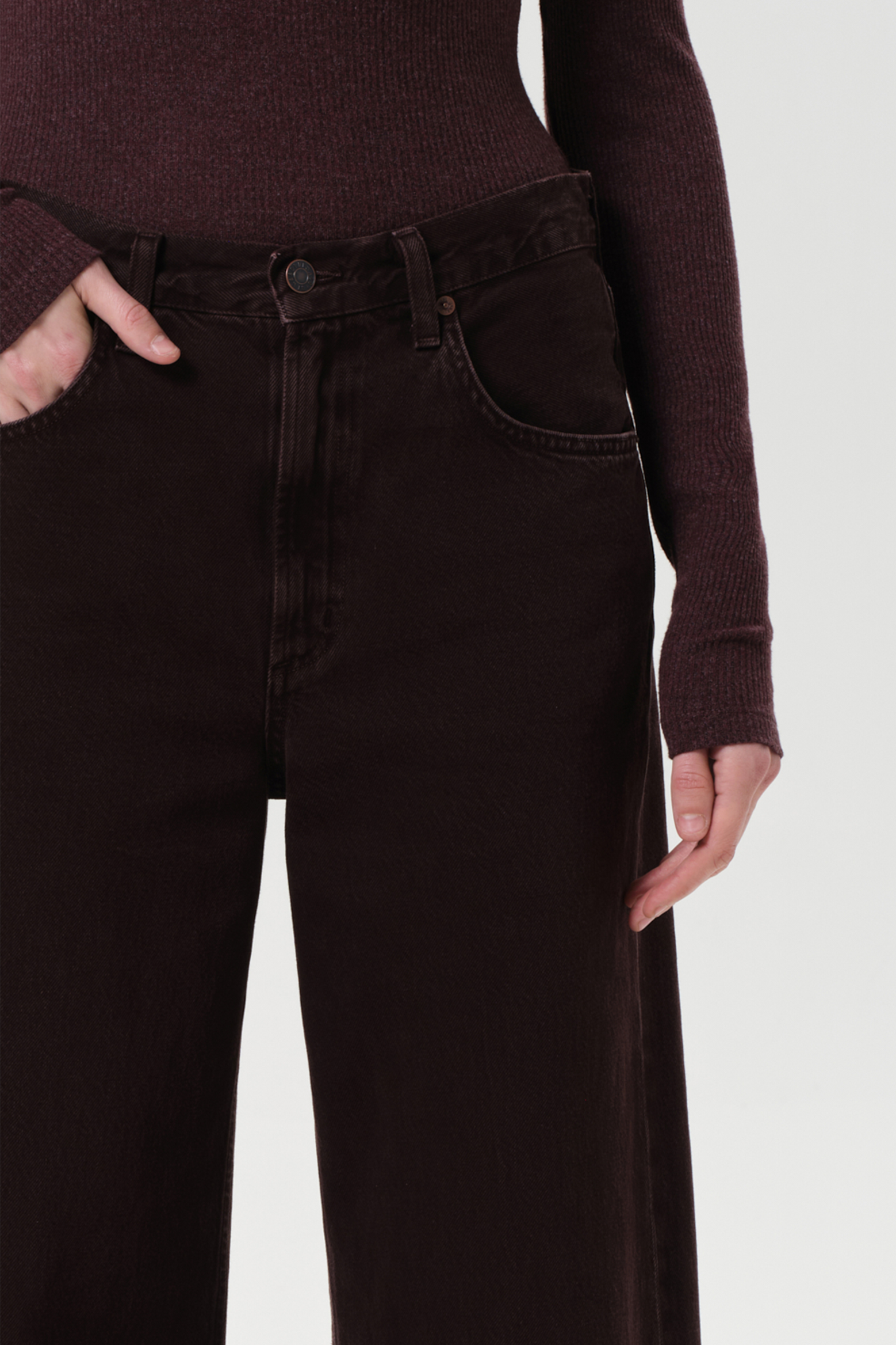 AGOLDE LOW CURVE JEAN SLOE BERRY | THE NEW TREND