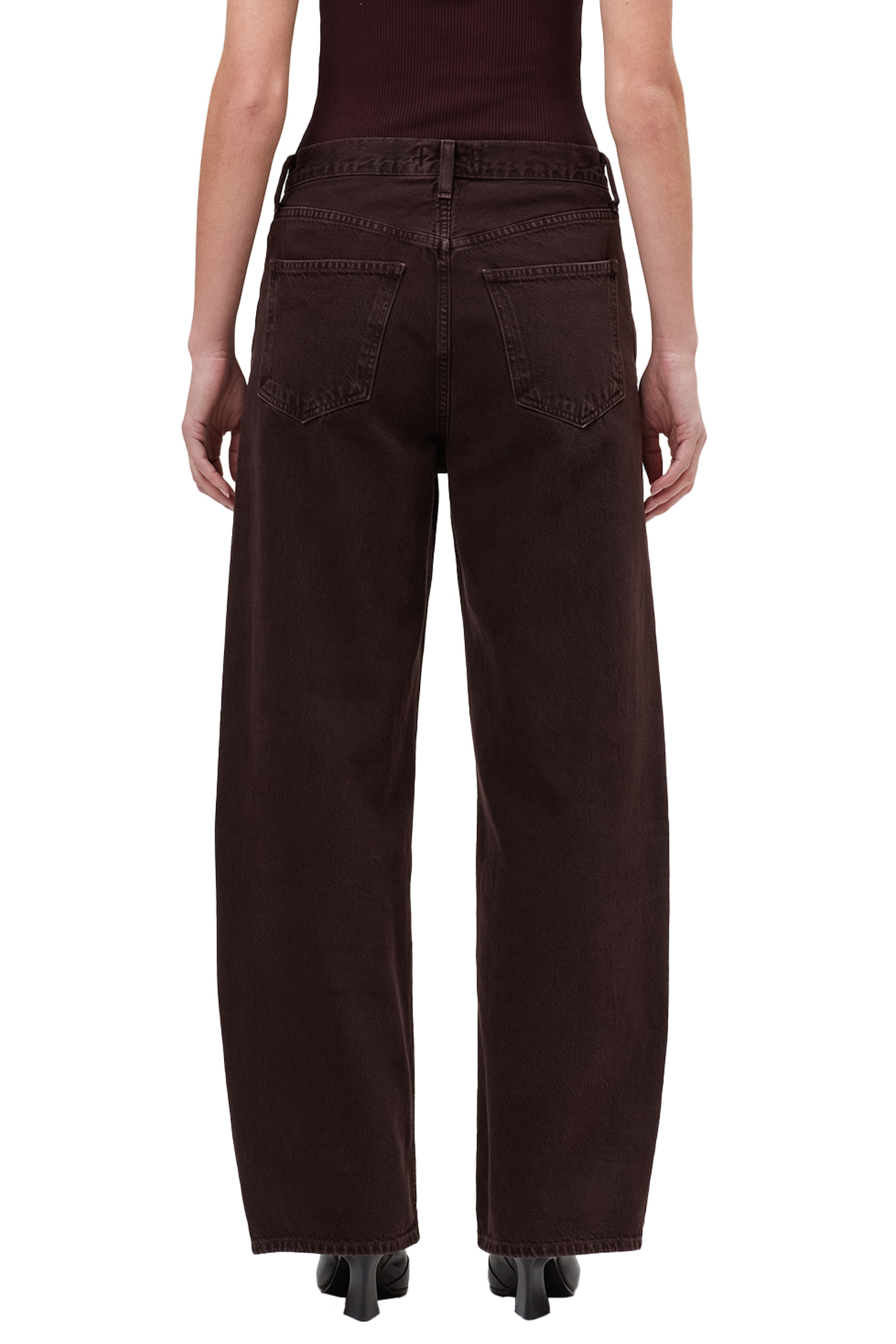 AGOLDE LOW CURVE JEAN SLOE BERRY | THE NEW TREND