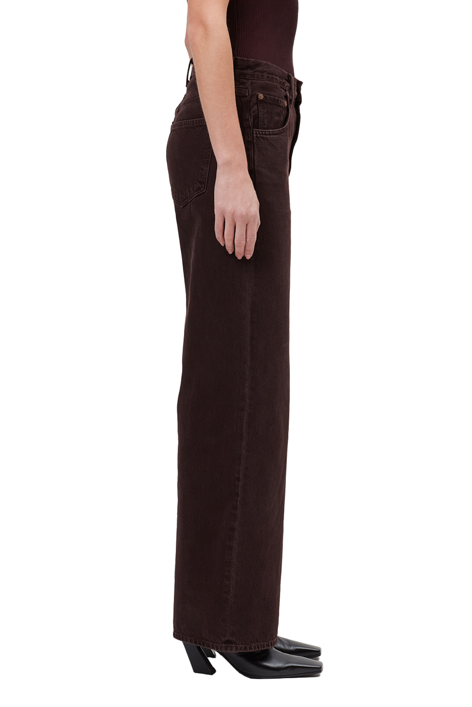 AGOLDE LOW CURVE JEAN SLOE BERRY | THE NEW TREND