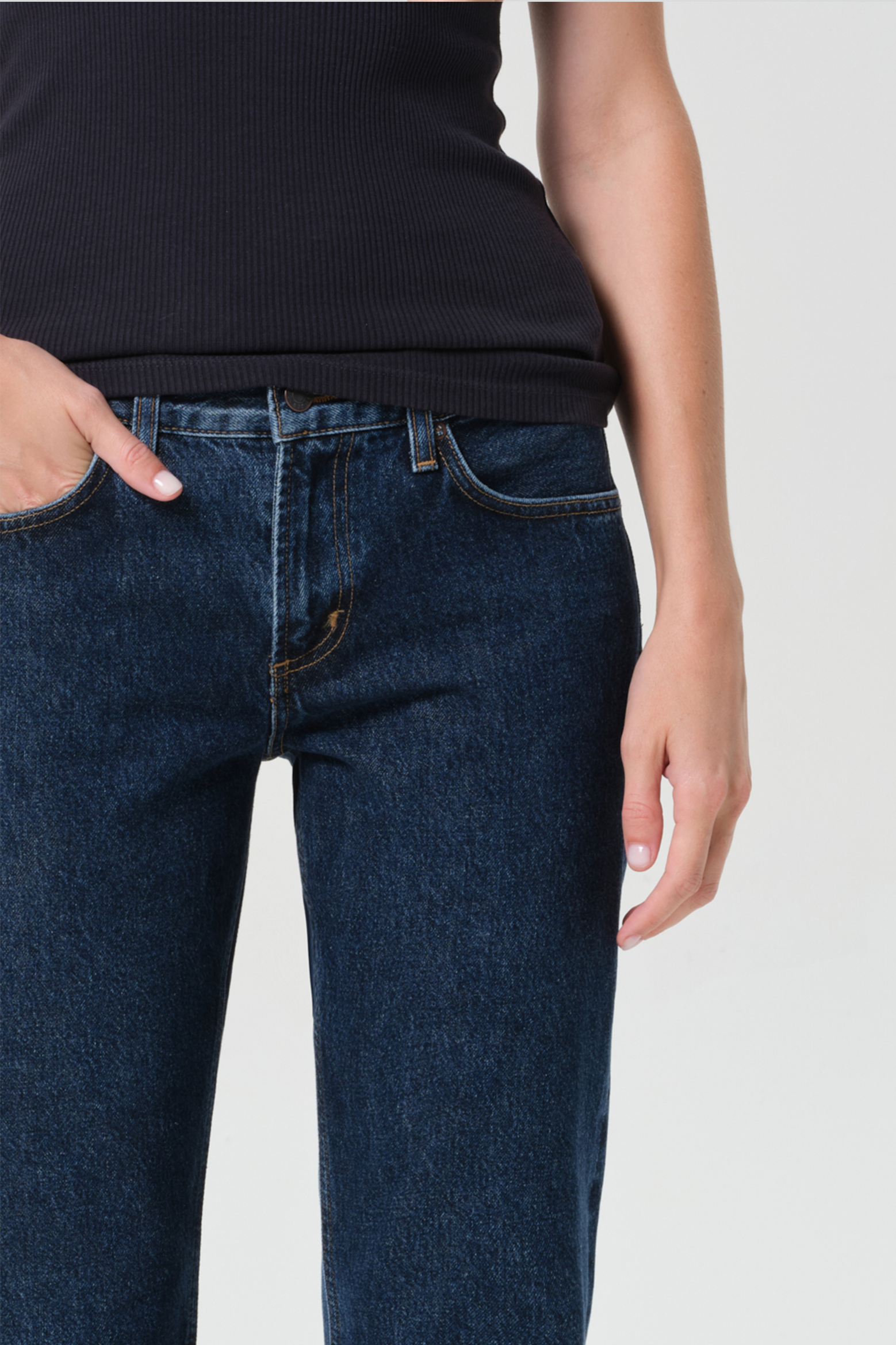 AGOLDE LOW RISE SLIM PENDULUM JEAN | THE NEW TREND