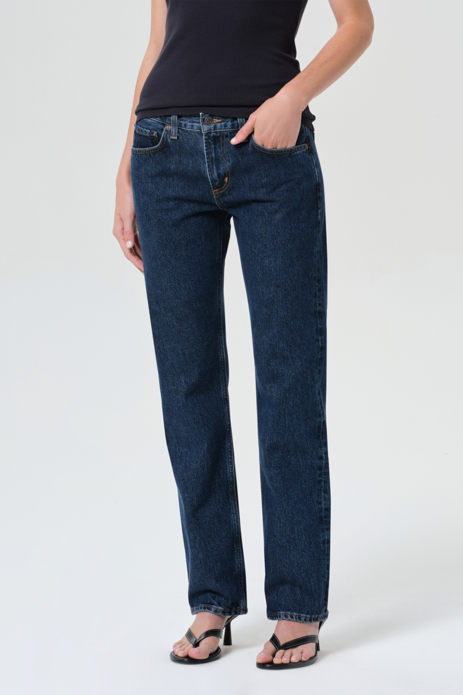 AGOLDE LOW RISE SLIM PENDULUM | THE NEW TREND