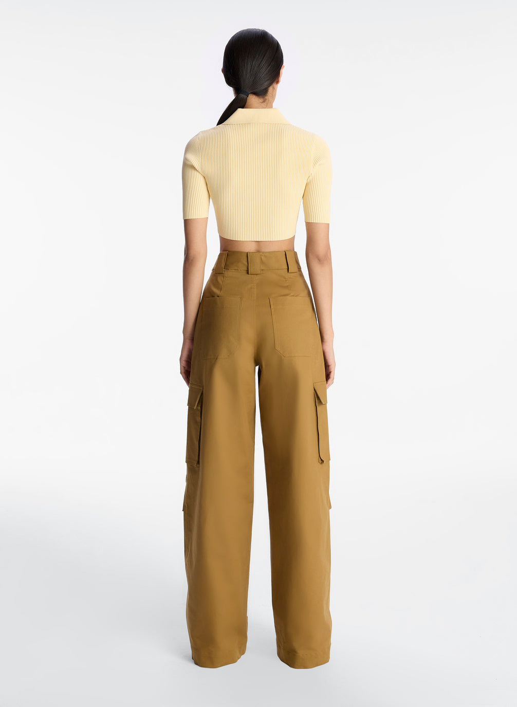 The ALC Brie Pant in dark butterscotch available at The New Trend Australia