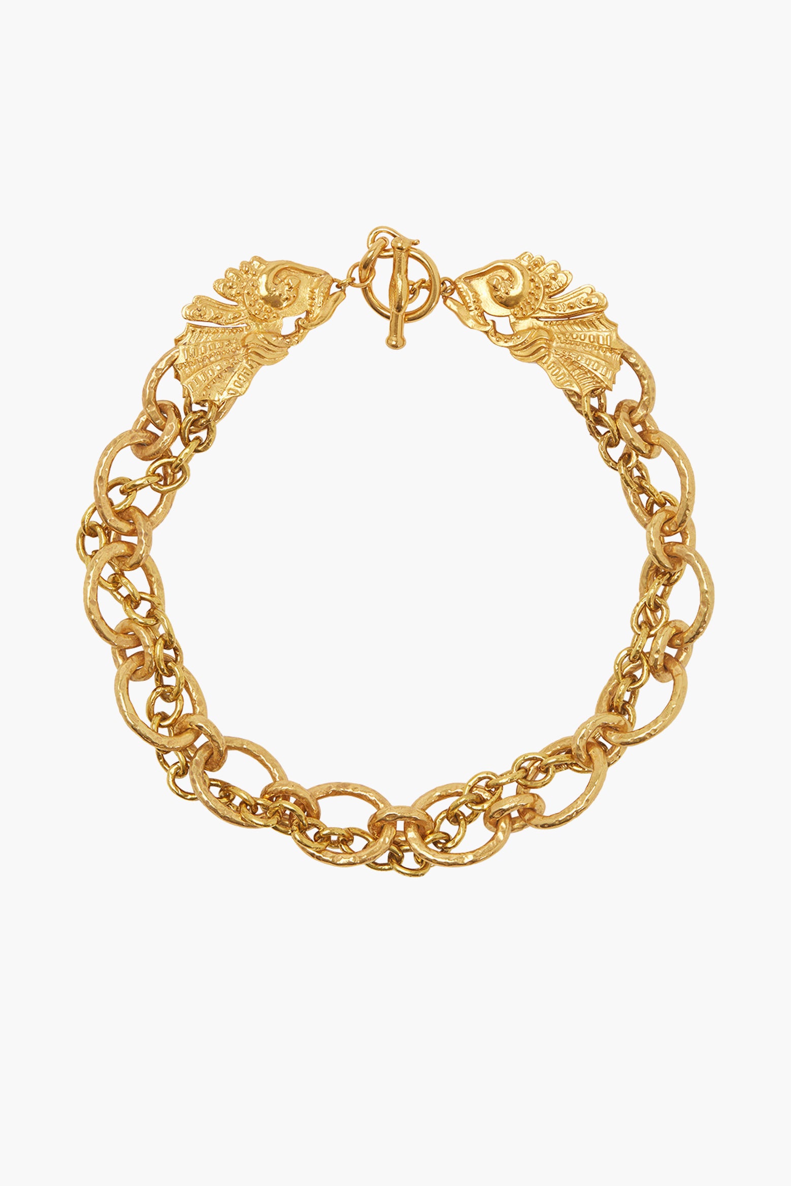 The Alemais Curio Fish Fob Chain Necklace in Gold available at The New Trend Australia