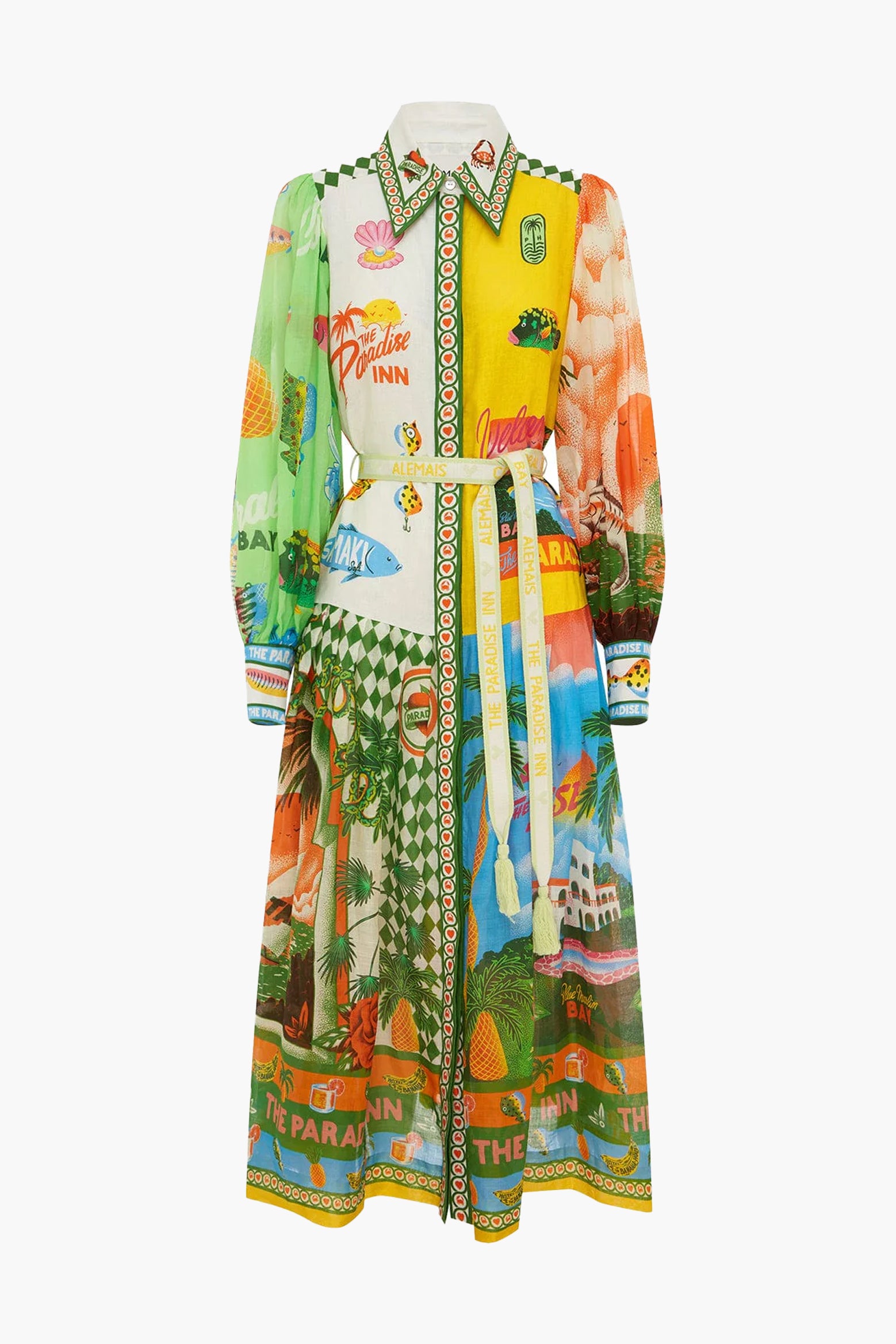 Alemais Paradiso Shirtdress in Multi available at The New Trend Australia. 