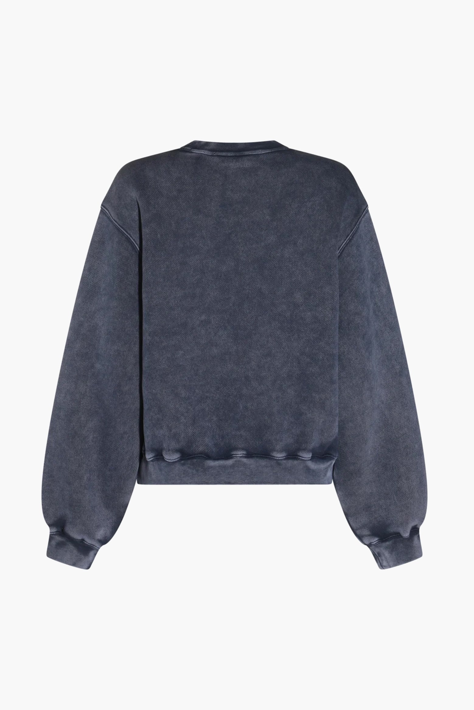 ESSENTIAL TERRY CREW SWEATSHIRT W/ PUFF PAINT LOGO