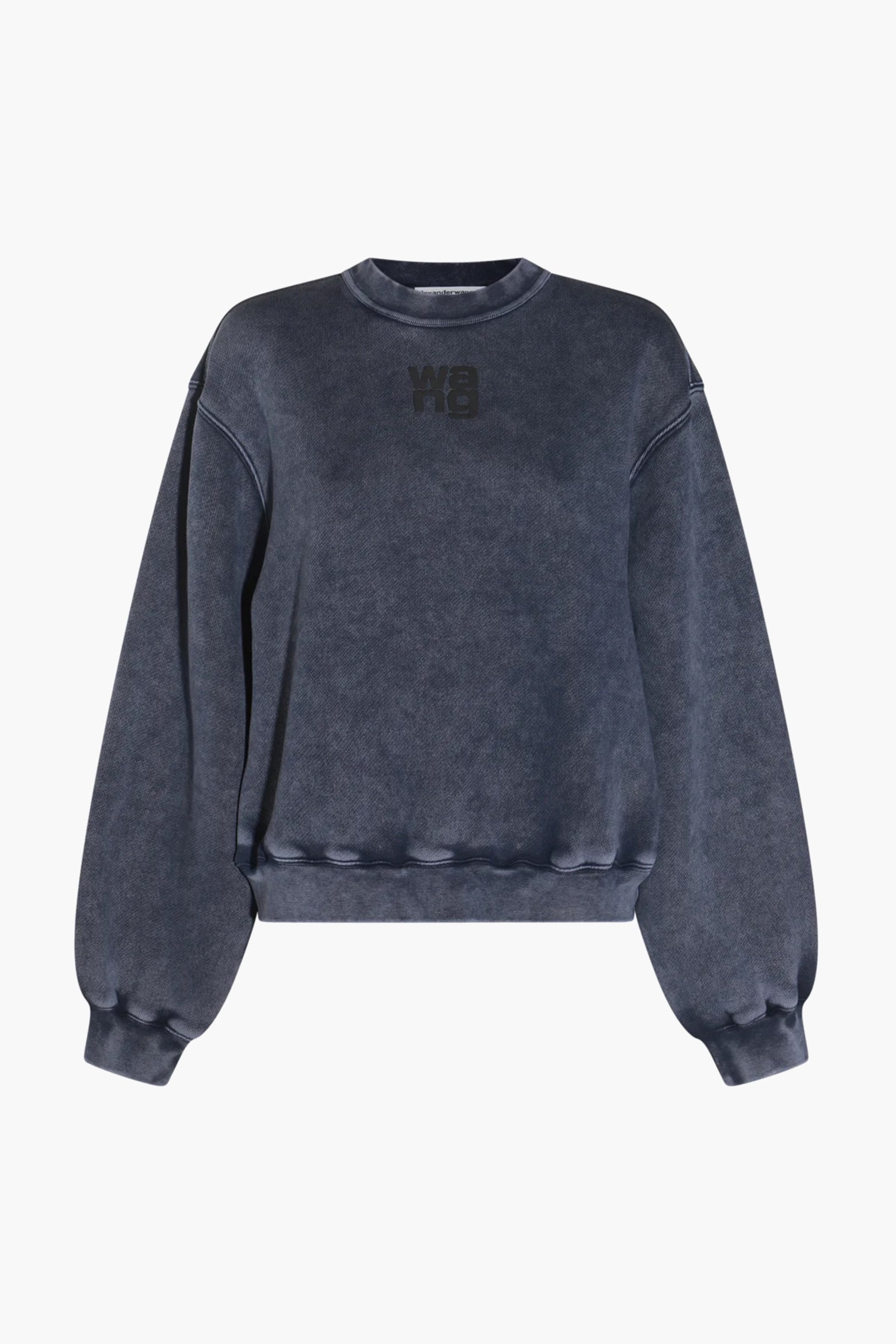 ESSENTIAL TERRY CREW SWEATSHIRT W/ PUFF PAINT LOGO