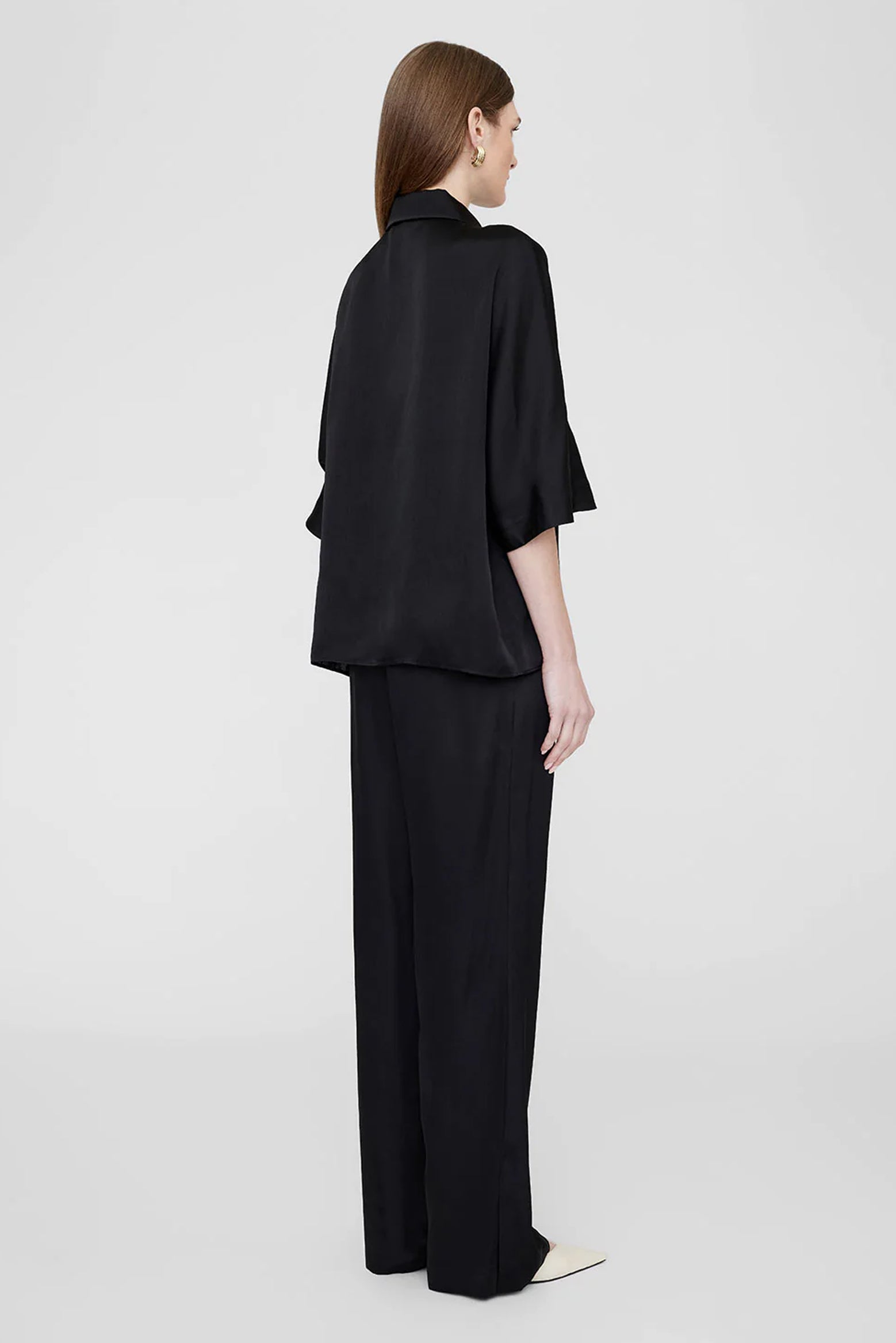 Anine Bing Aden Pant in Black available at The New Trend Australia.
