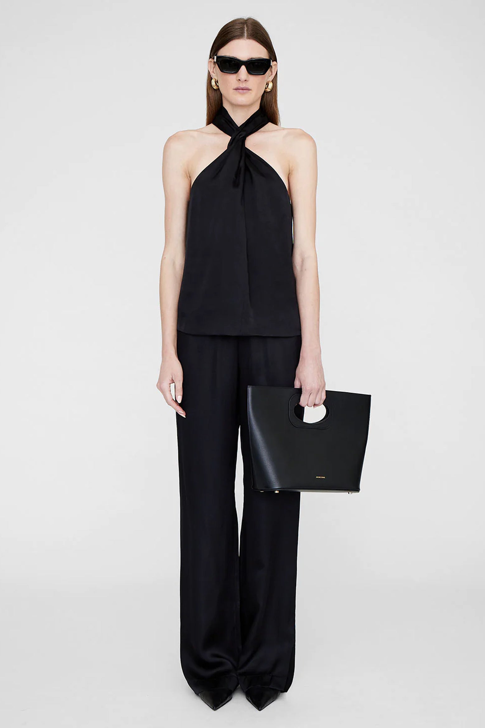 Anine Bing Aden Pant in Black available at The New Trend Australia.