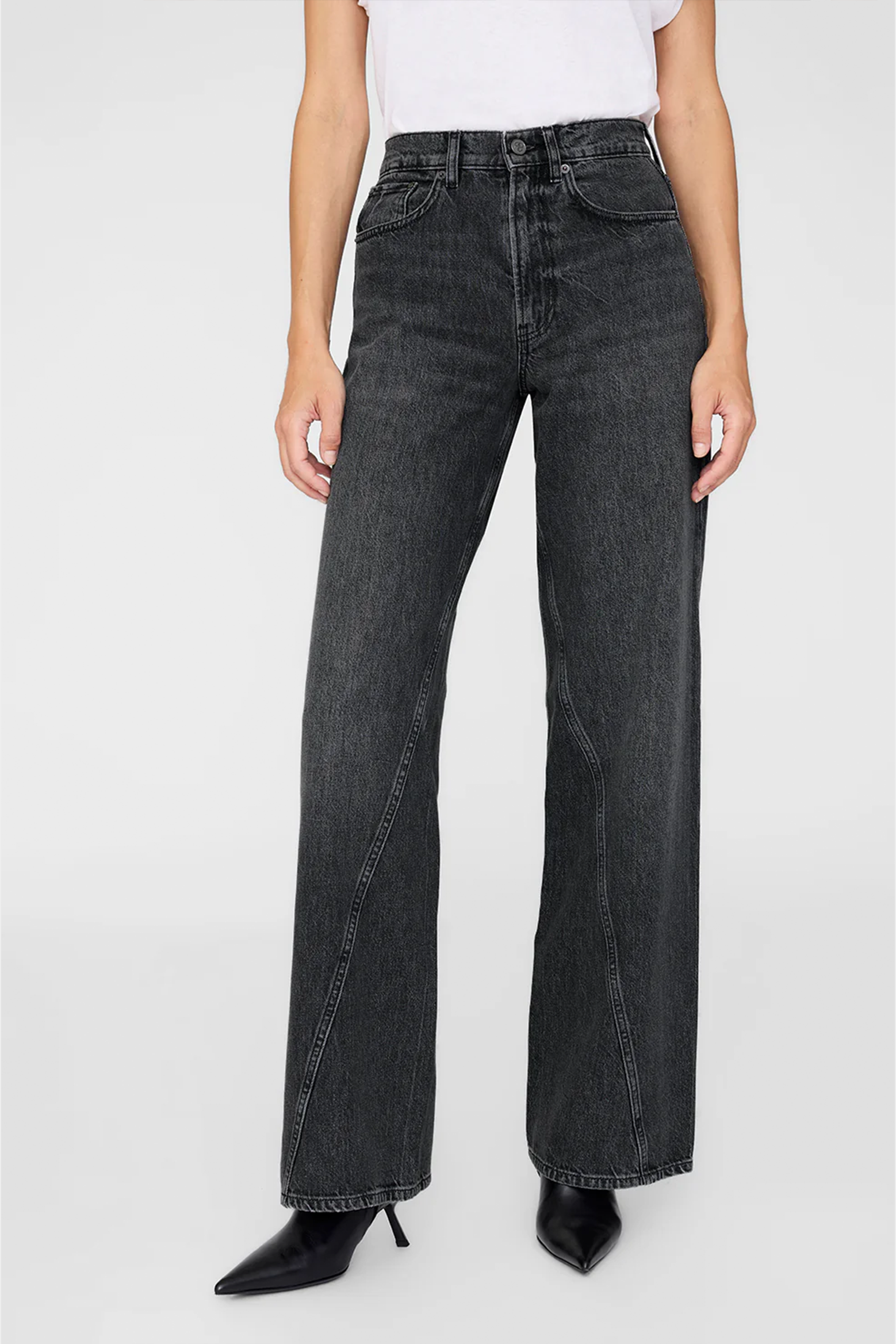 ANINE BING BRIE JEAN IN ARCTIC NIGHT | THE NEW TREND