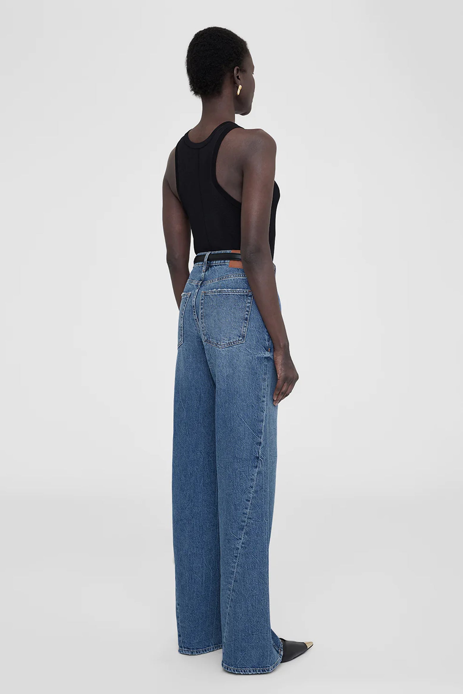 ANINE BING Briley Jean in Washed Blue The New Trend