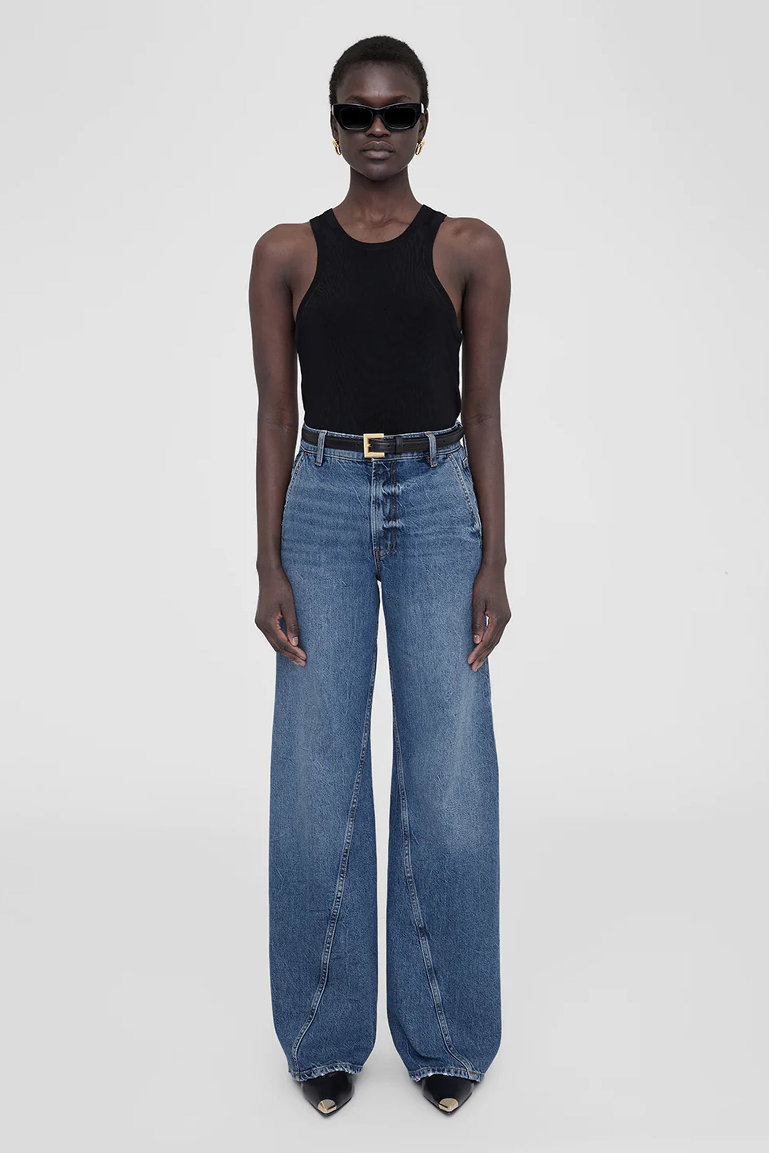 ANINE BING Briley Jean in Washed Blue The New Trend