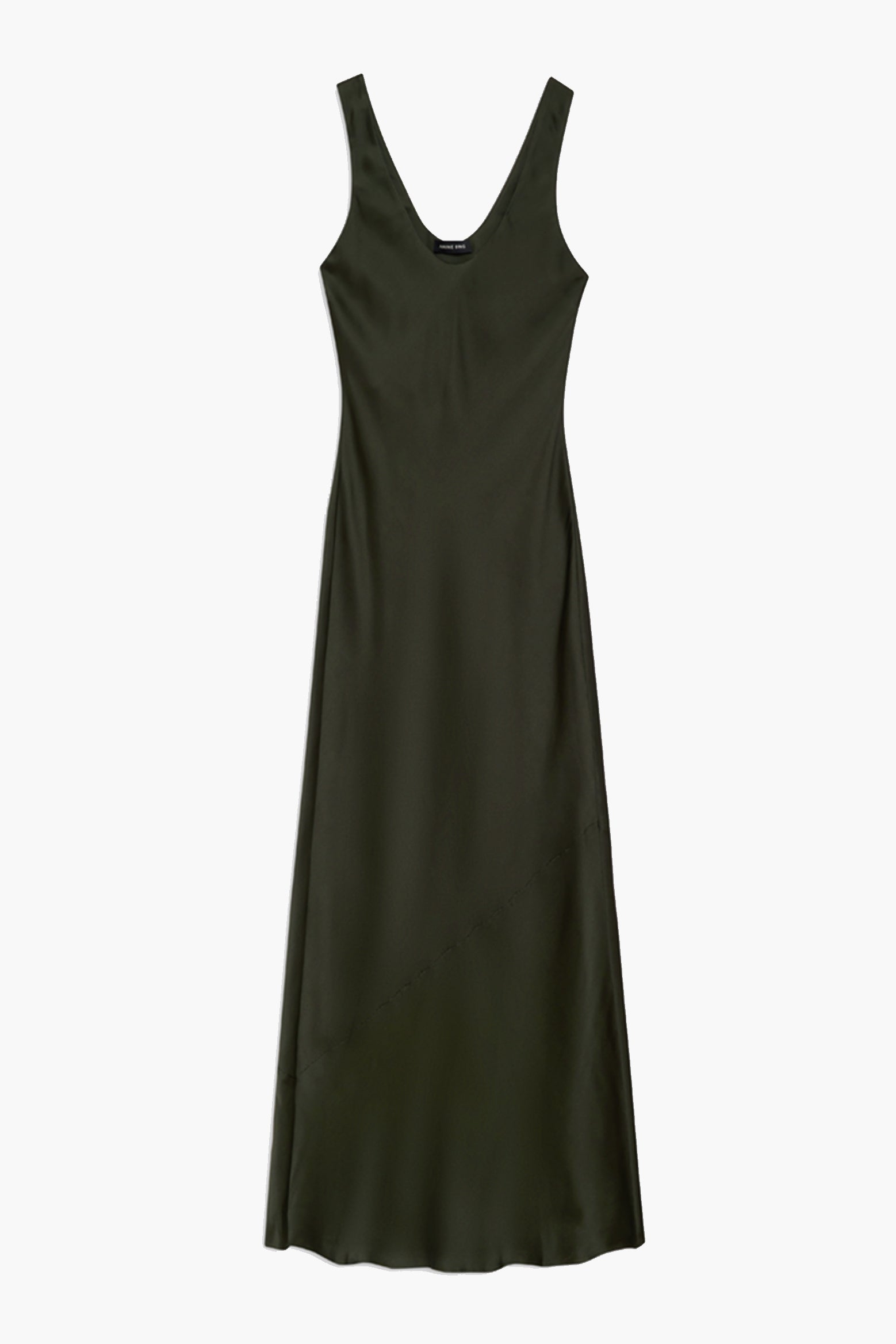 The Anine Bing Camille Dress in Dark Olive available at The New Trend Australia