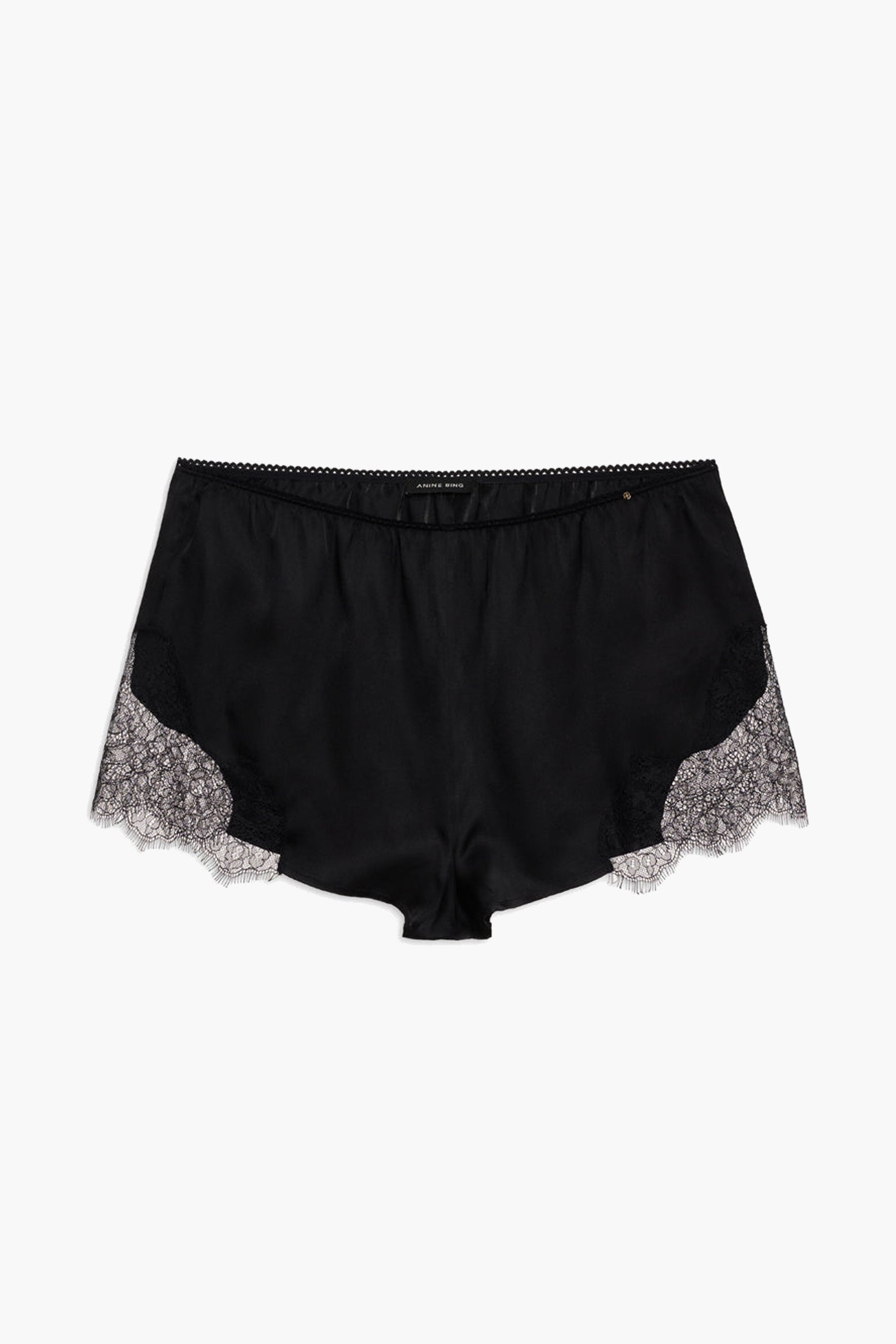 The Anine Bing Farrah Short in Black available at The New Trend Australia