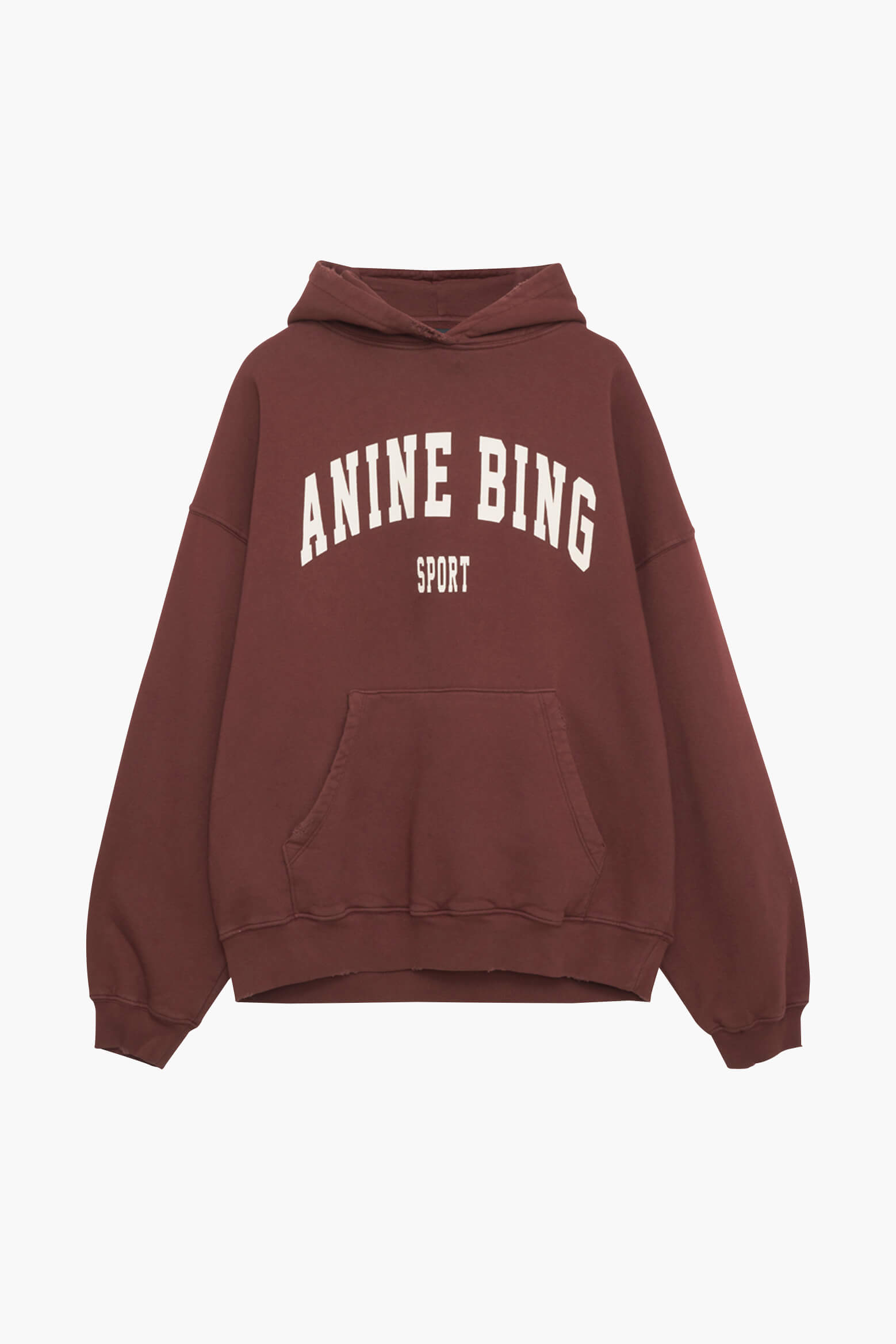 Anine Bing Harvey Sweatshirt in Dark Cherry available at TNT The New Trend Australia