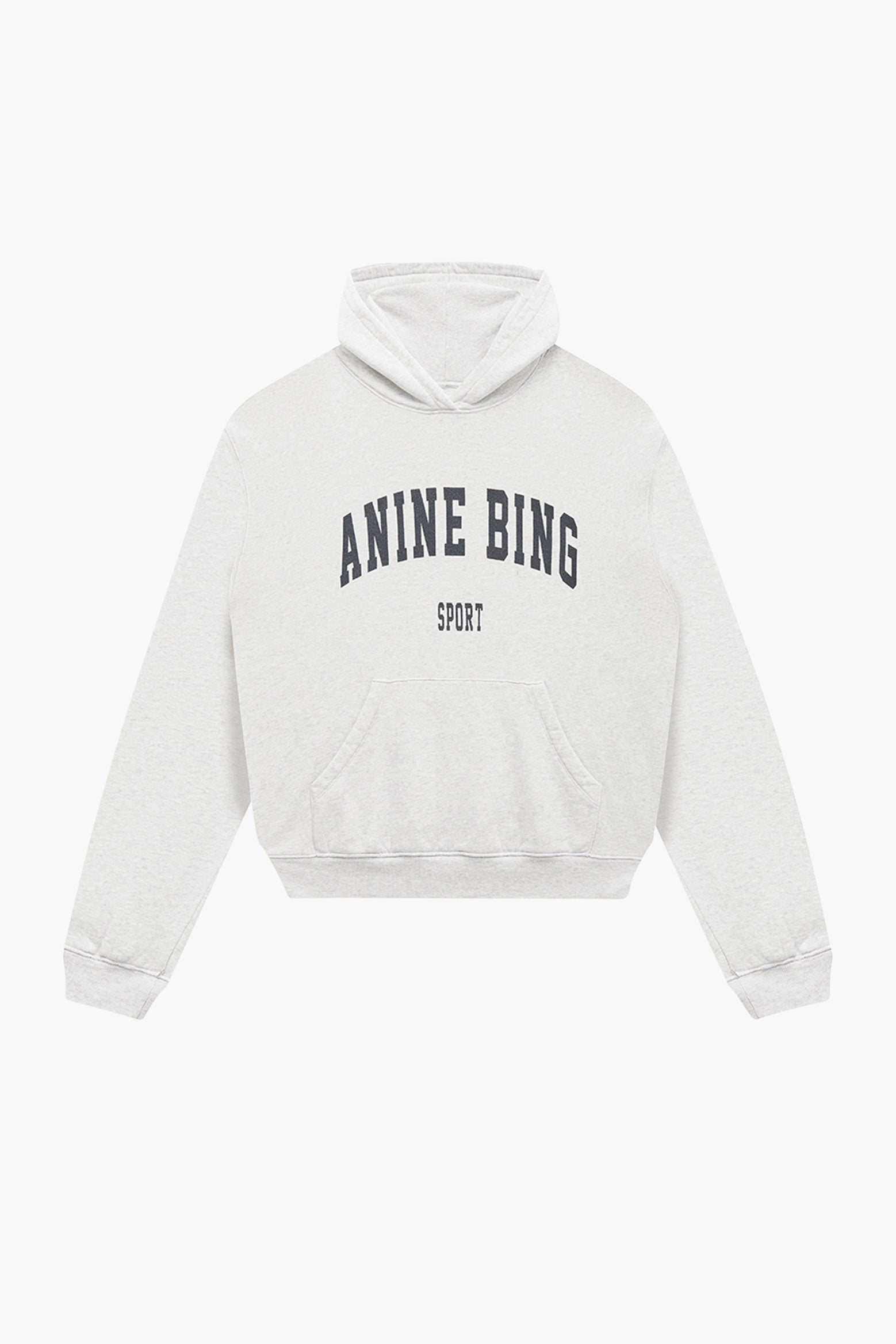 Anine Bing Harvey Sweatshirt in Grey Melange from The New Trend