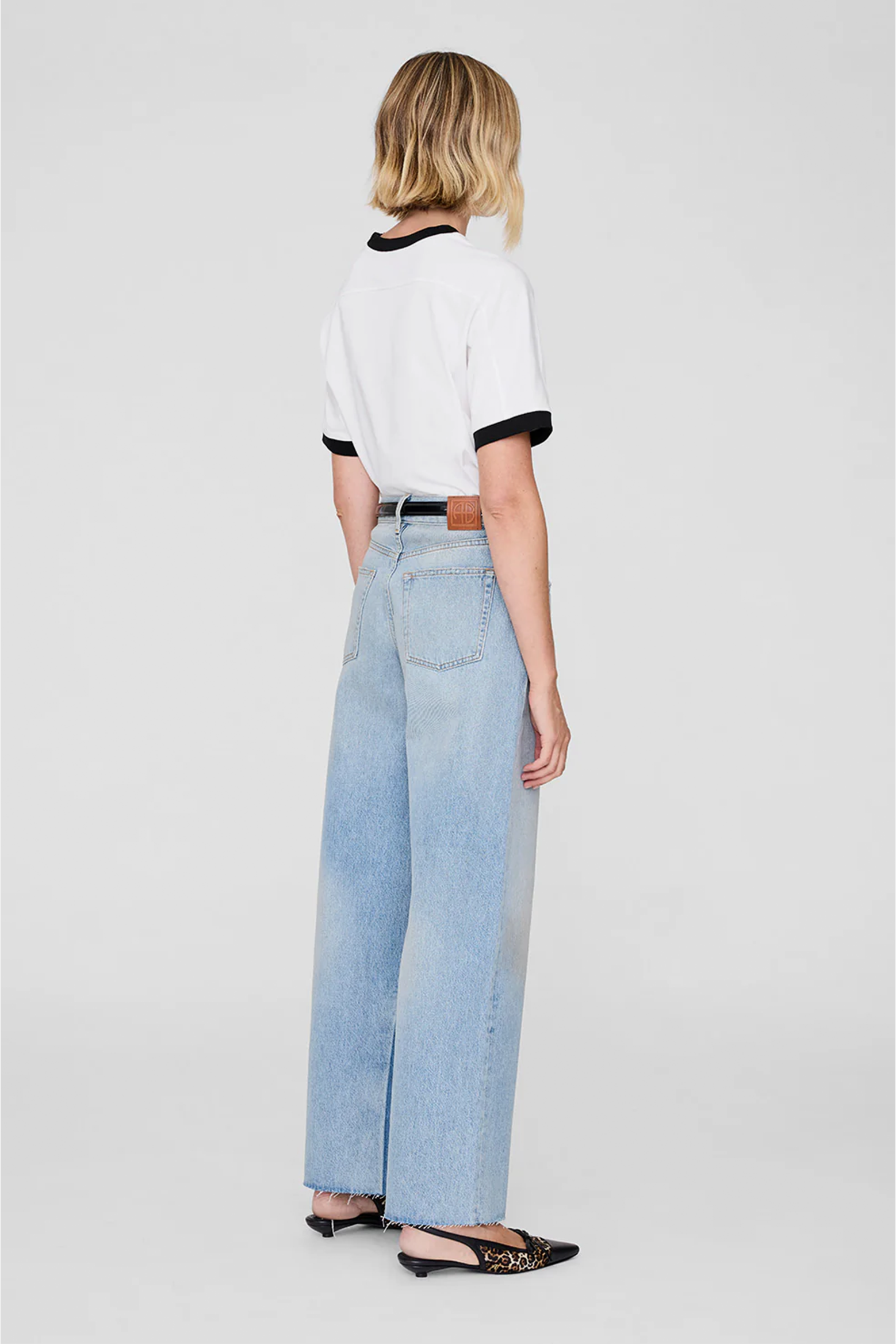 ANINE BING JAYLIN TEE PARIS IN IVORY | THE NEW TREND