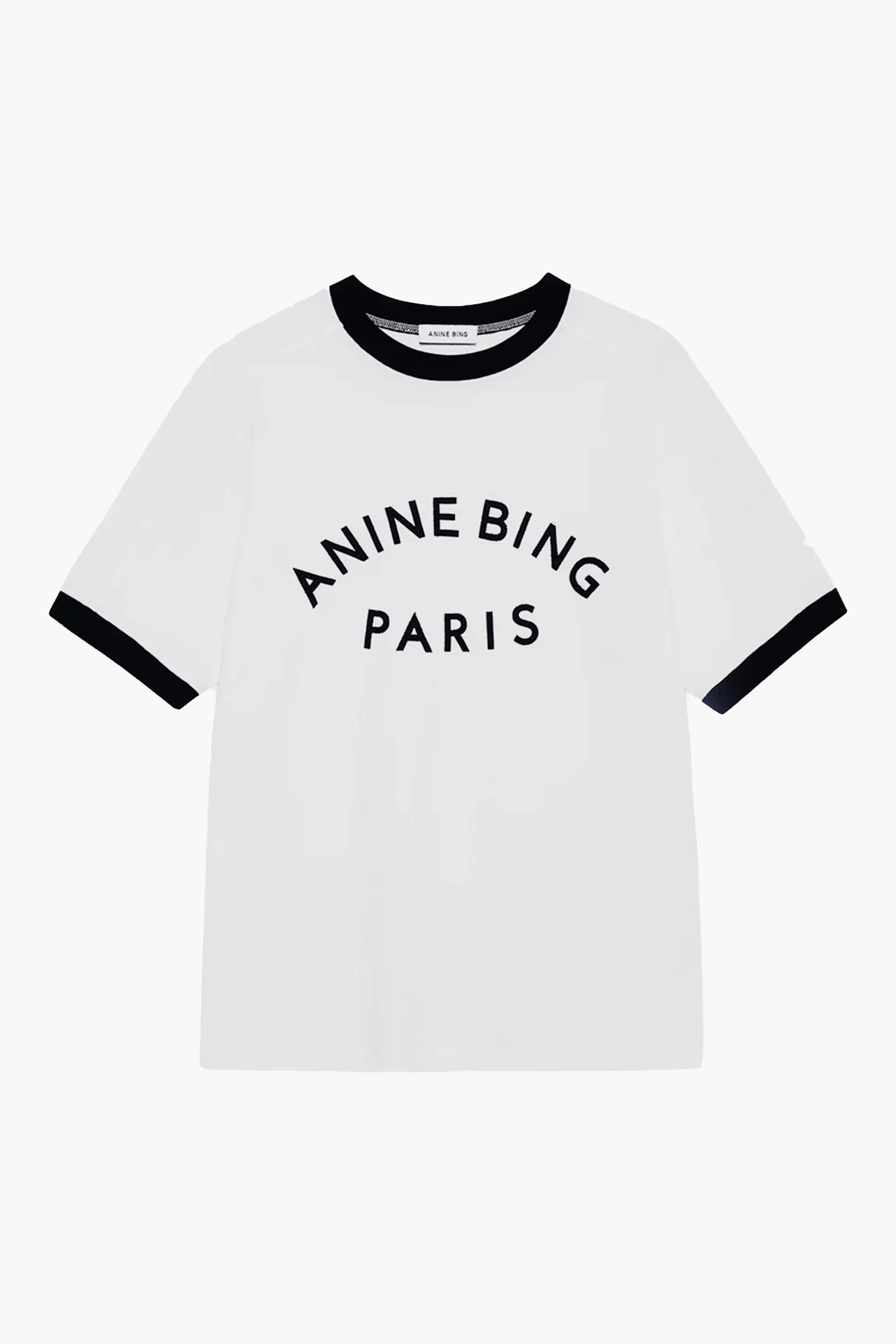 ANINE BING JAYLIN TEE PARIS IN IVORY | THE NEW TREND