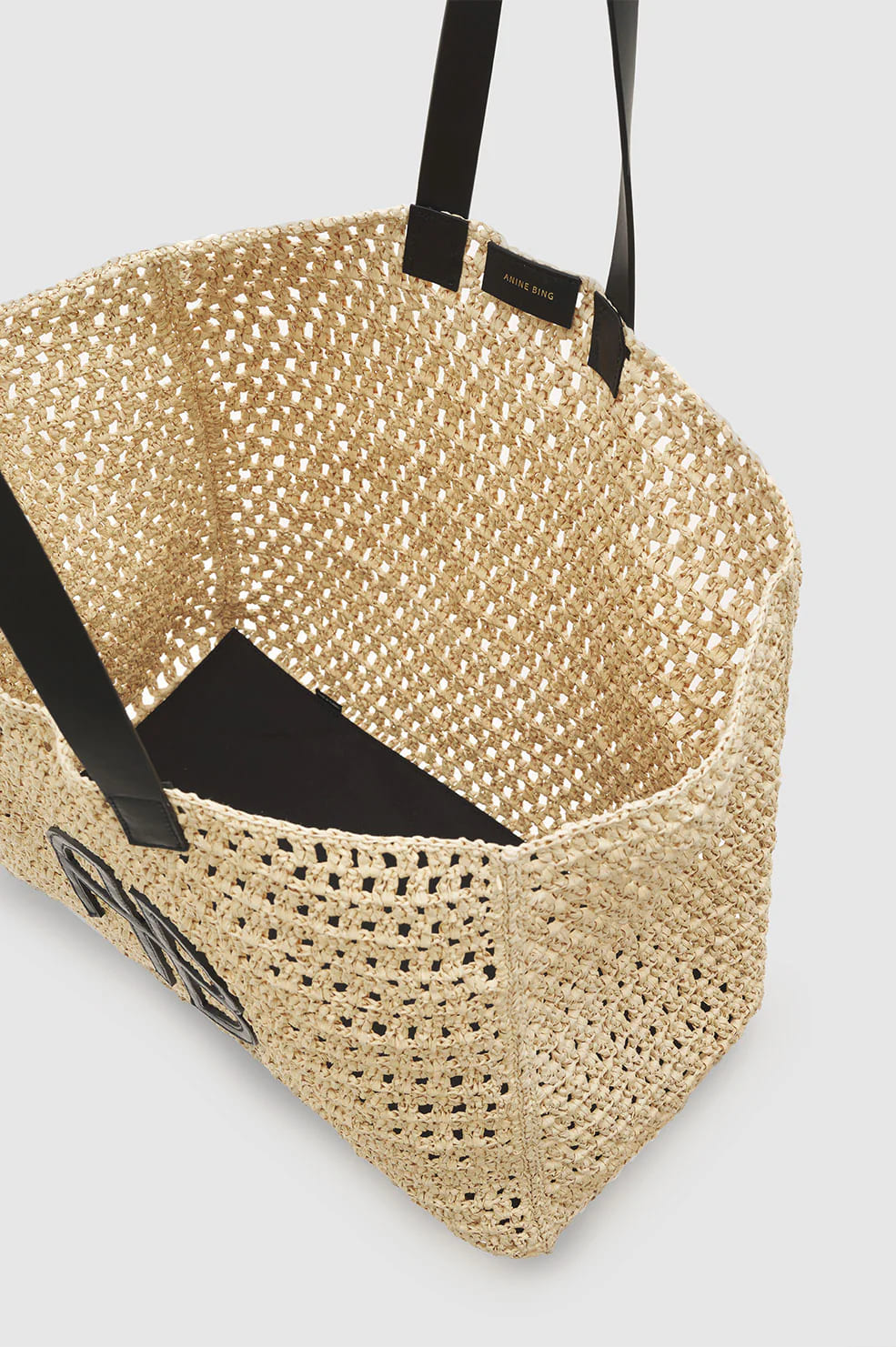 ANINE BING Large Rio Tote in Natural The New Trend